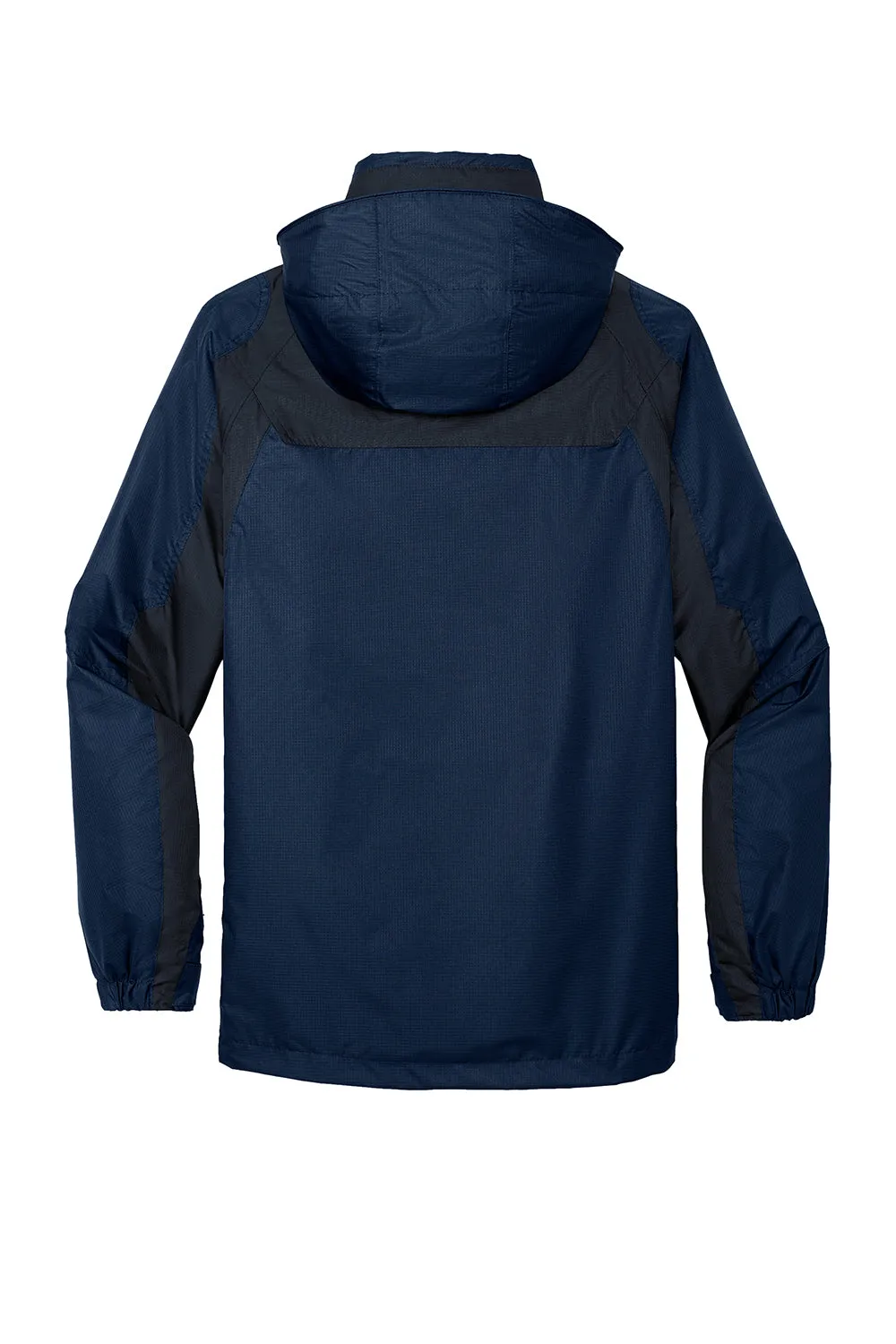Port Authority Mens Ranger 3-in-1 Waterproof Full Zip Hooded Jacket - Insignia Blue/Navy Blue