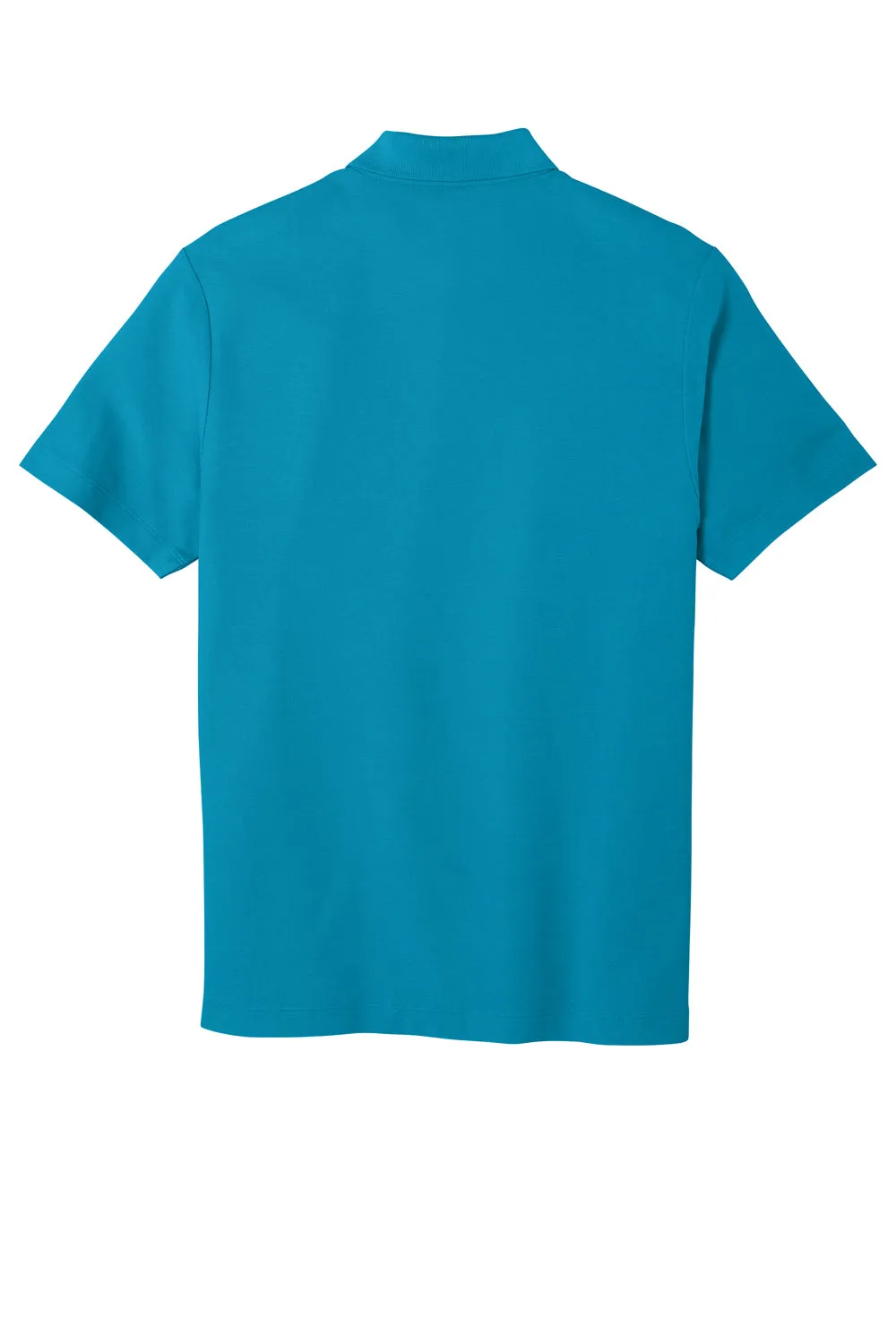 Port Authority Mens React SuperPro Snag Resistant Short Sleeve Polo Shirt - Parcel Blue - Closeout
