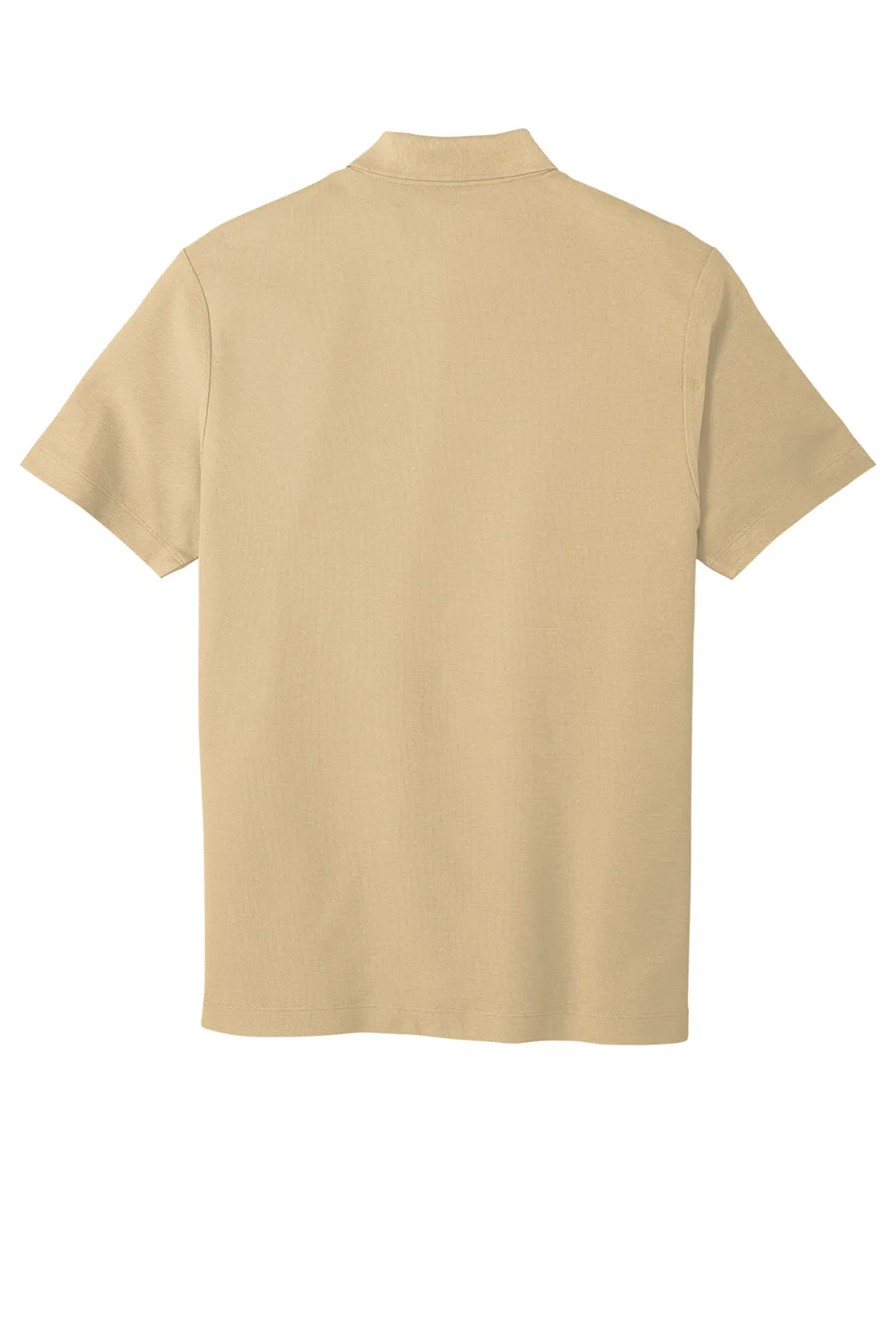 Port Authority Mens React SuperPro Snag Resistant Short Sleeve Polo Shirt - Wheat - Closeout