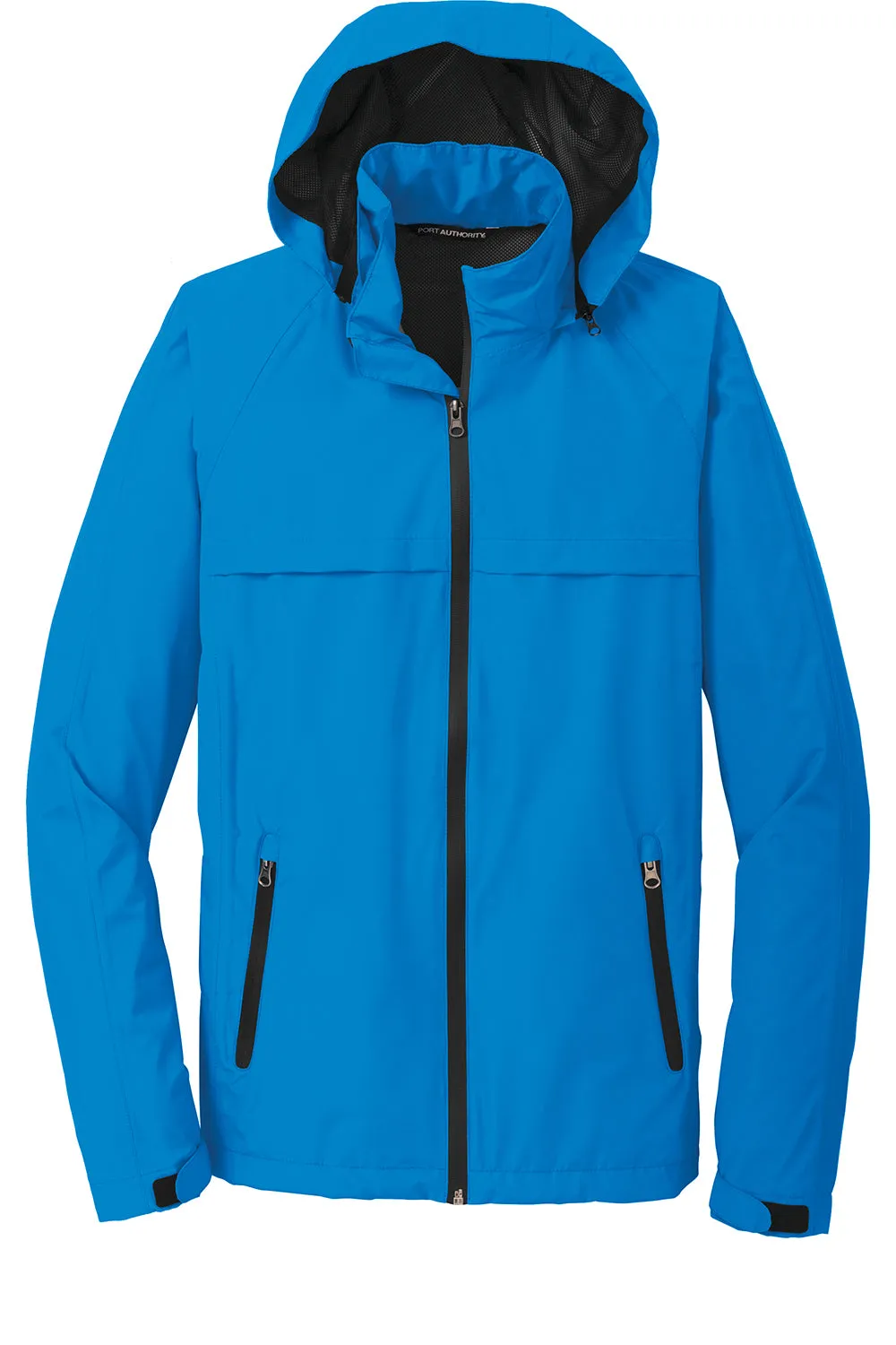 Port Authority Mens Torrent Waterproof Full Zip Hooded Jacket - Direct Blue
