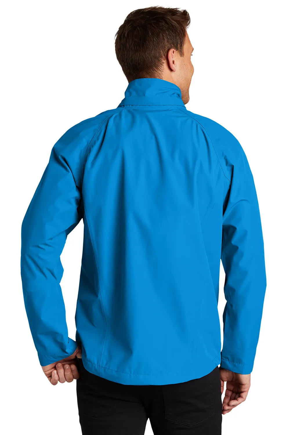 Port Authority Mens Torrent Waterproof Full Zip Hooded Jacket - Direct Blue
