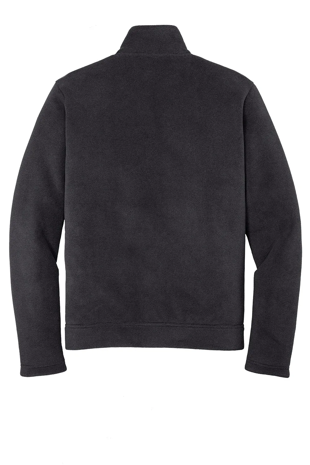 Port Authority Mens Ultra Warm Brushed Fleece Full Zip Jacket - Graphite Grey/Deep Black