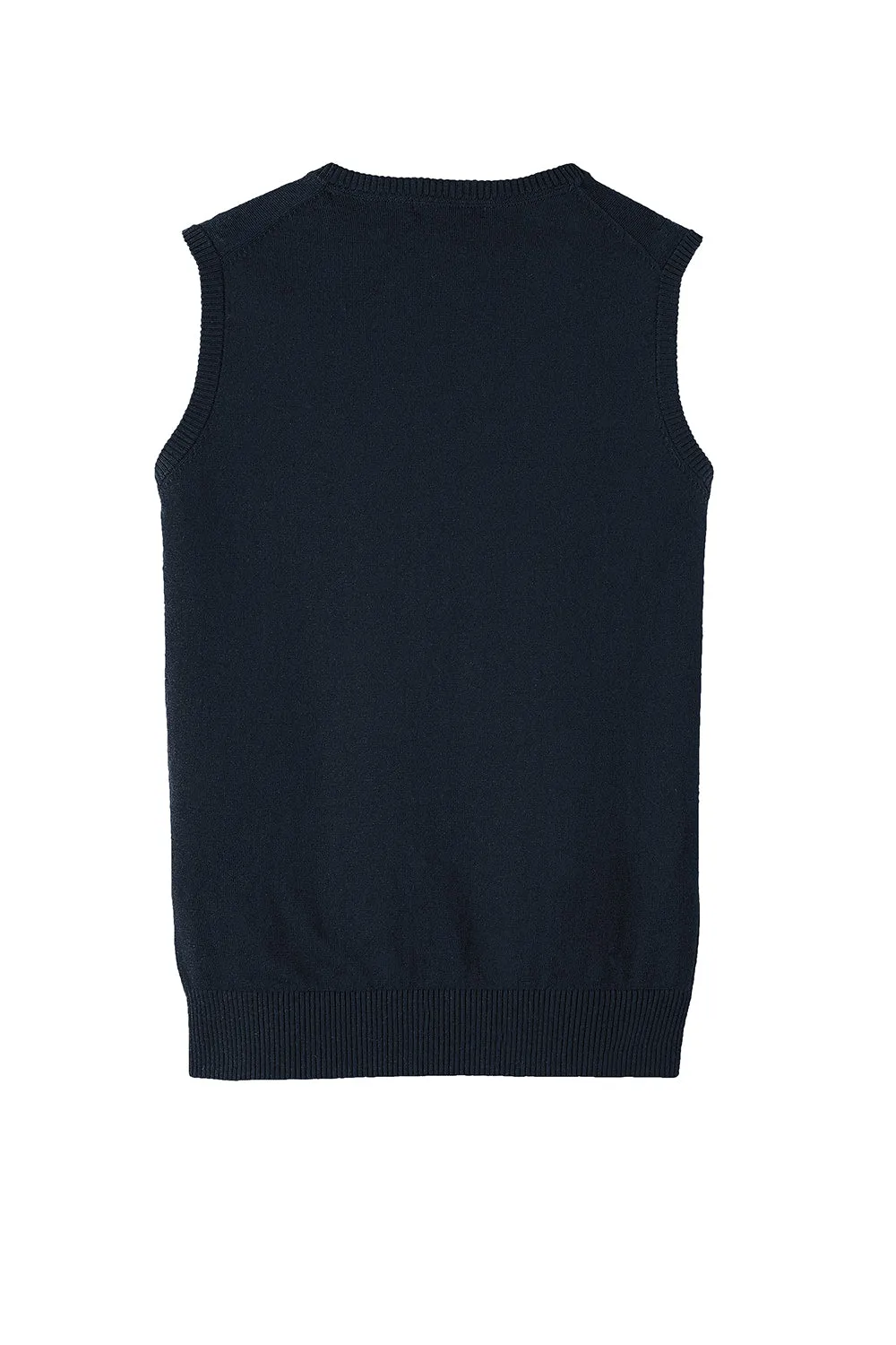 Port Authority Mens V-Neck Sweater Vest - Navy Blue - Closeout