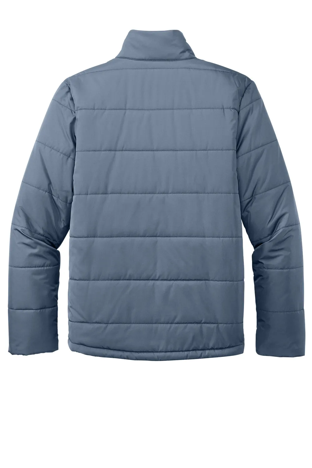 Port Authority Mens Water Resistant Full Zip Puffer Jacket - Dusk Blue