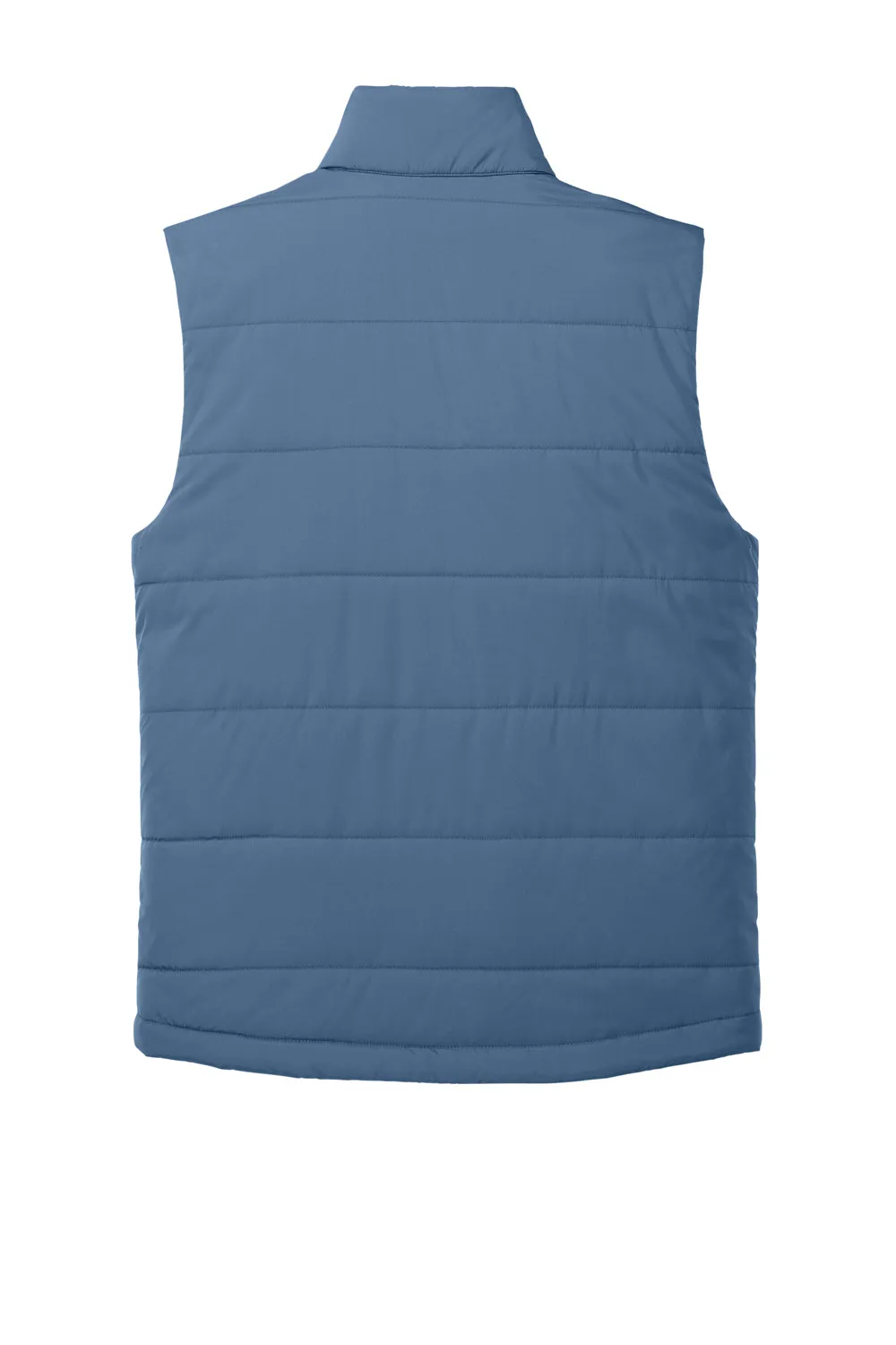 Port Authority Mens Water Resistant Full Zip Puffer Vest - Dusk Blue