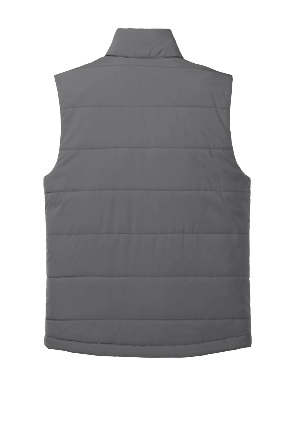 Port Authority Mens Water Resistant Full Zip Puffer Vest - Shadow Grey