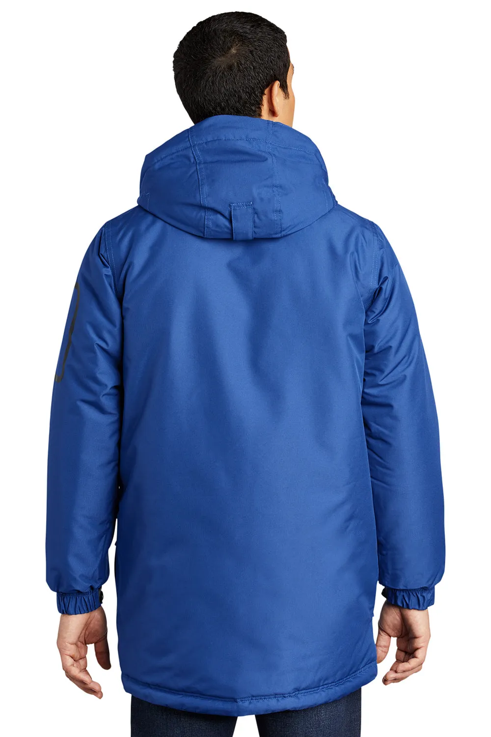 Port Authority Mens Waterproof Full Zip Hooded Jacket - Royal Blue