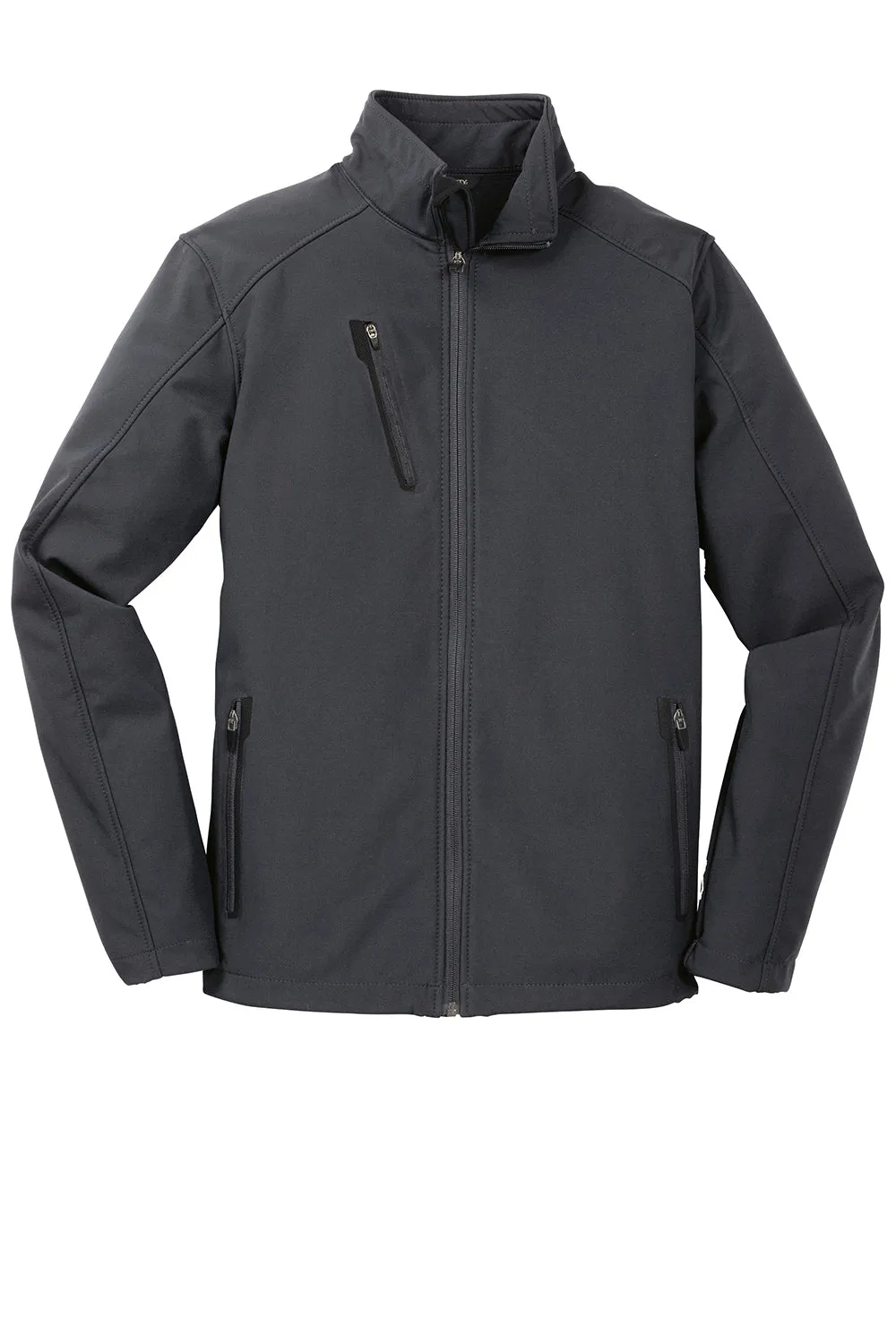 Port Authority Mens Welded Wind & Water Resistant Full Zip Jacket - Battleship Grey