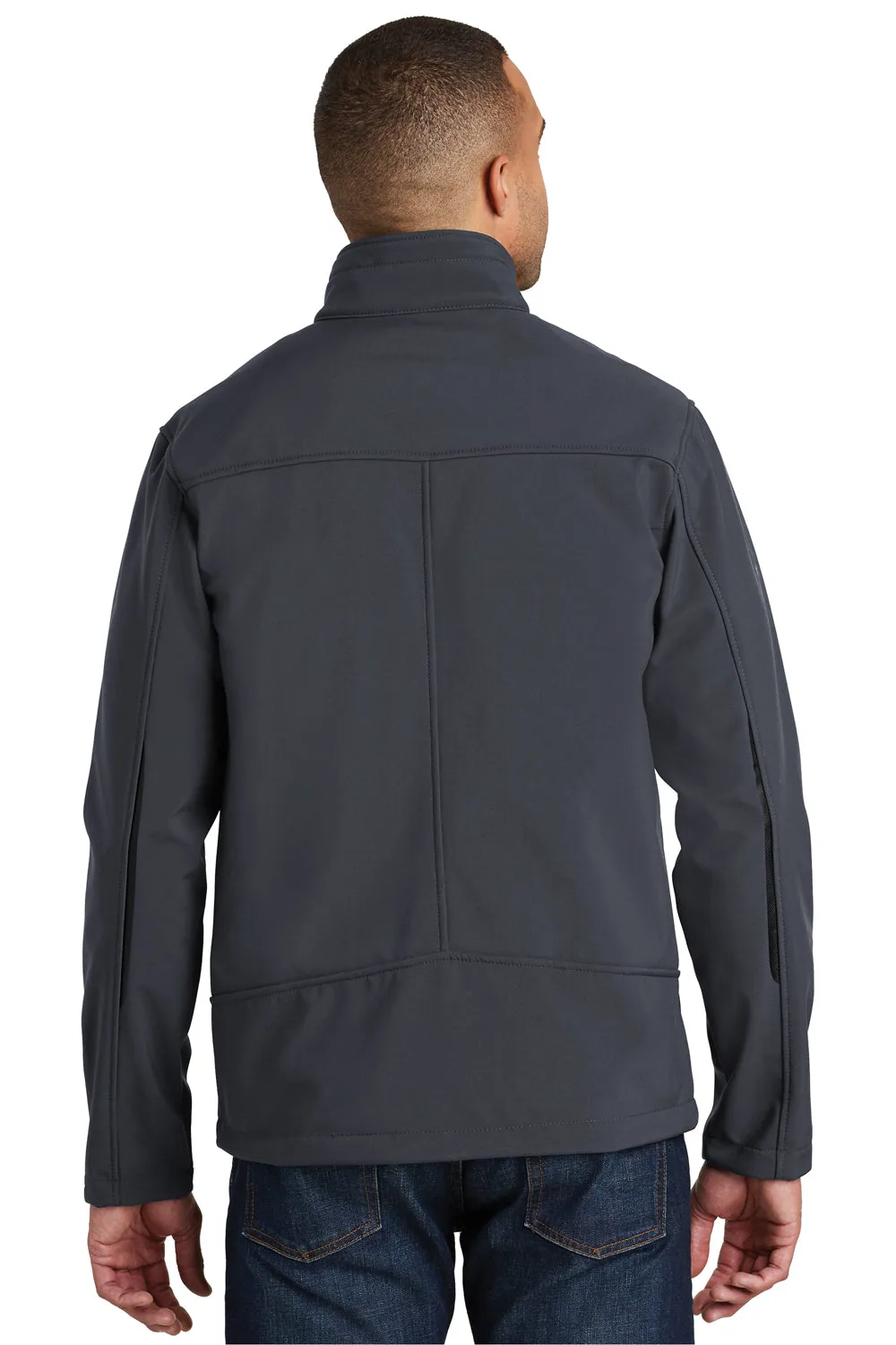 Port Authority Mens Welded Wind & Water Resistant Full Zip Jacket - Battleship Grey