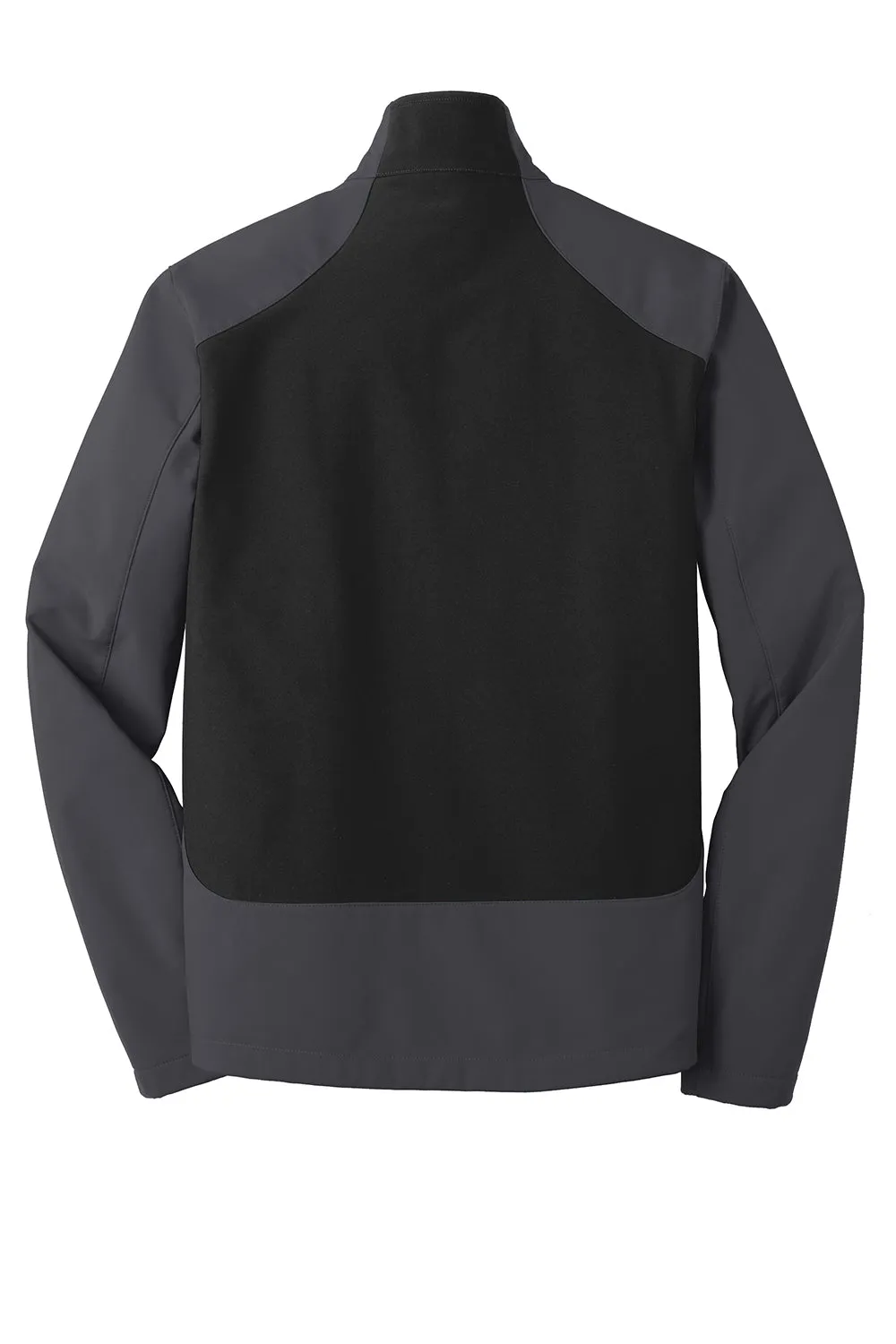 Port Authority Mens Wind & Water Resistant Full Zip Jacket - Battleship Grey/Black