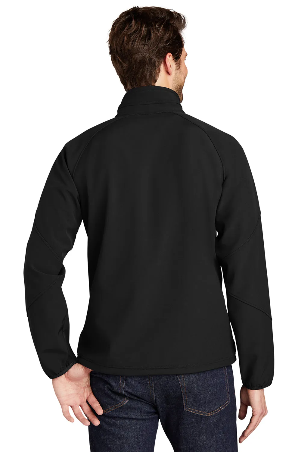 Port Authority Mens Wind & Water Resistant Full Zip Jacket - Black