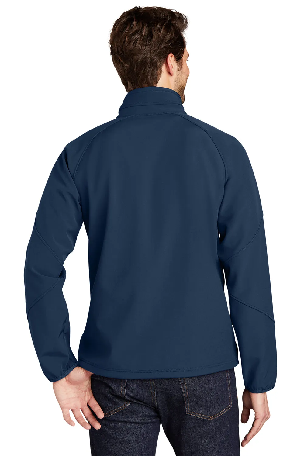 Port Authority Mens Wind & Water Resistant Full Zip Jacket - Insignia Blue - Closeout