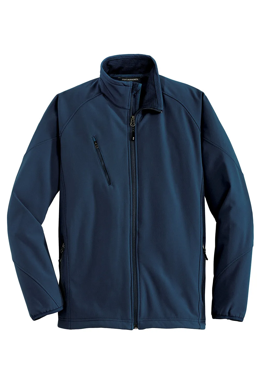 Port Authority Mens Wind & Water Resistant Full Zip Jacket - Insignia Blue - Closeout