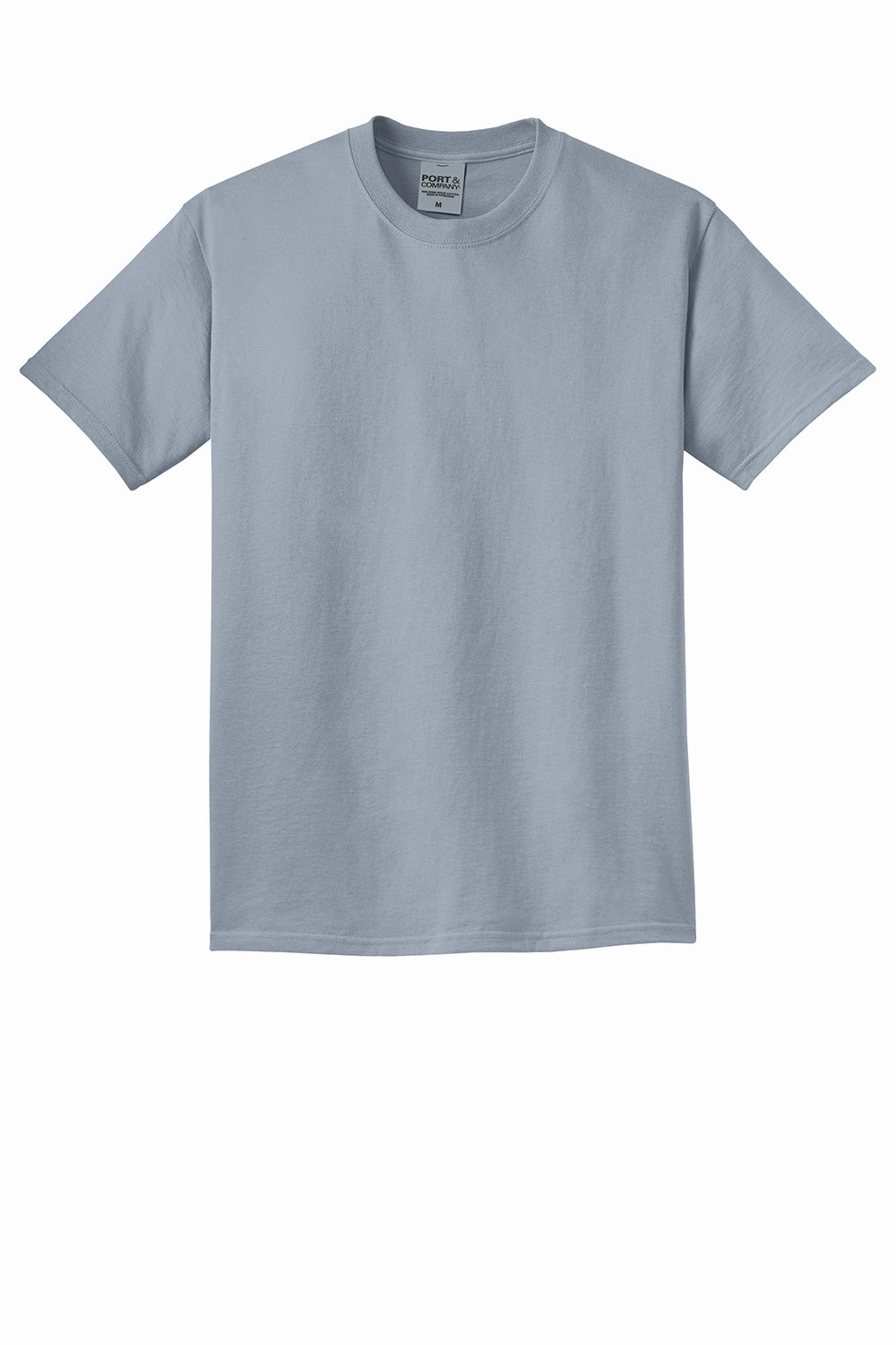 Port & Company Mens Beach Wash Short Sleeve Crewneck T-Shirt - Dove Grey