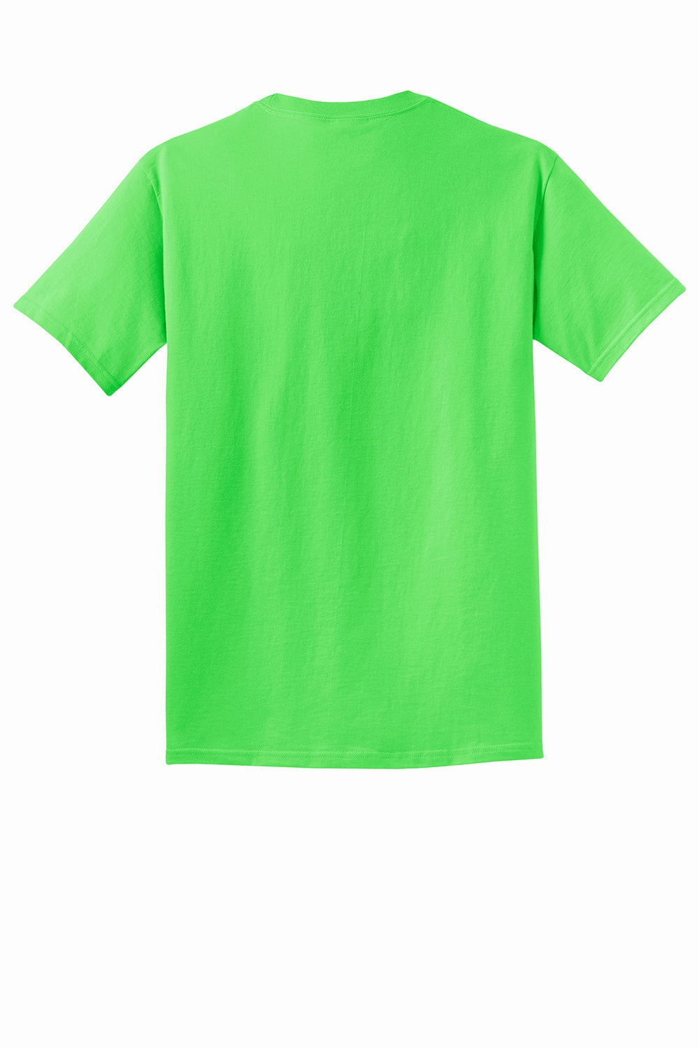 Port & Company Mens Beach Wash Short Sleeve Crewneck T-Shirt - Neon Green
