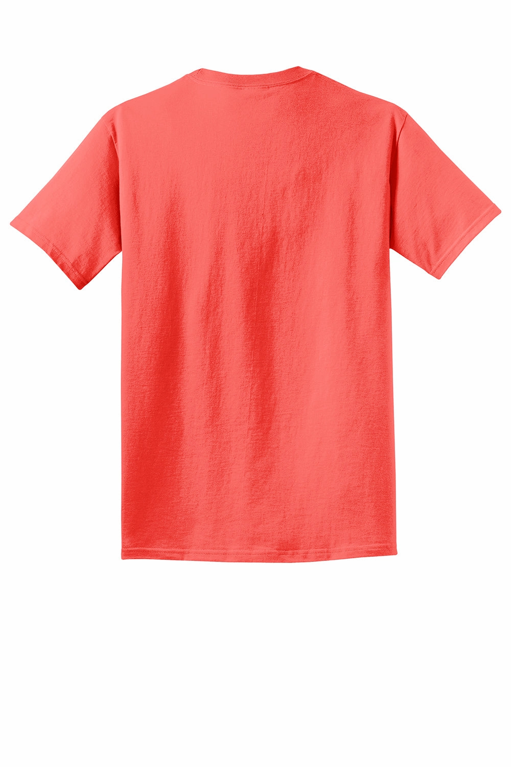 Port & Company Mens Beach Wash Short Sleeve Crewneck T-Shirt - Poppy Red