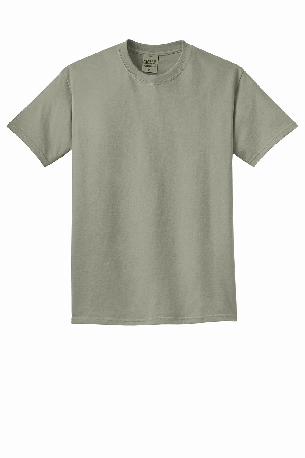 Port & Company Mens Beach Wash Short Sleeve Crewneck T-Shirt - Walnut