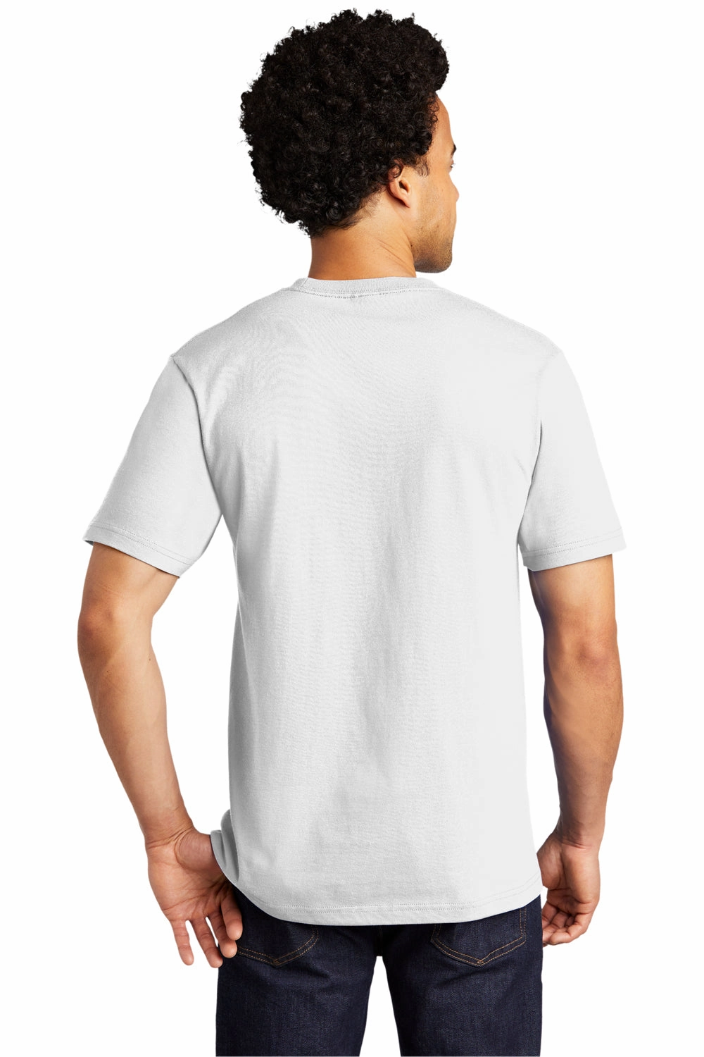 Port & Company Mens Bouncer Short Sleeve Crewneck T-Shirt - White