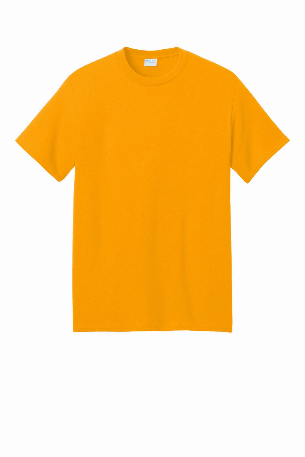 Port & Company Mens Core Blend Recycled Short Sleeve Crewneck T-Shirt - Gold