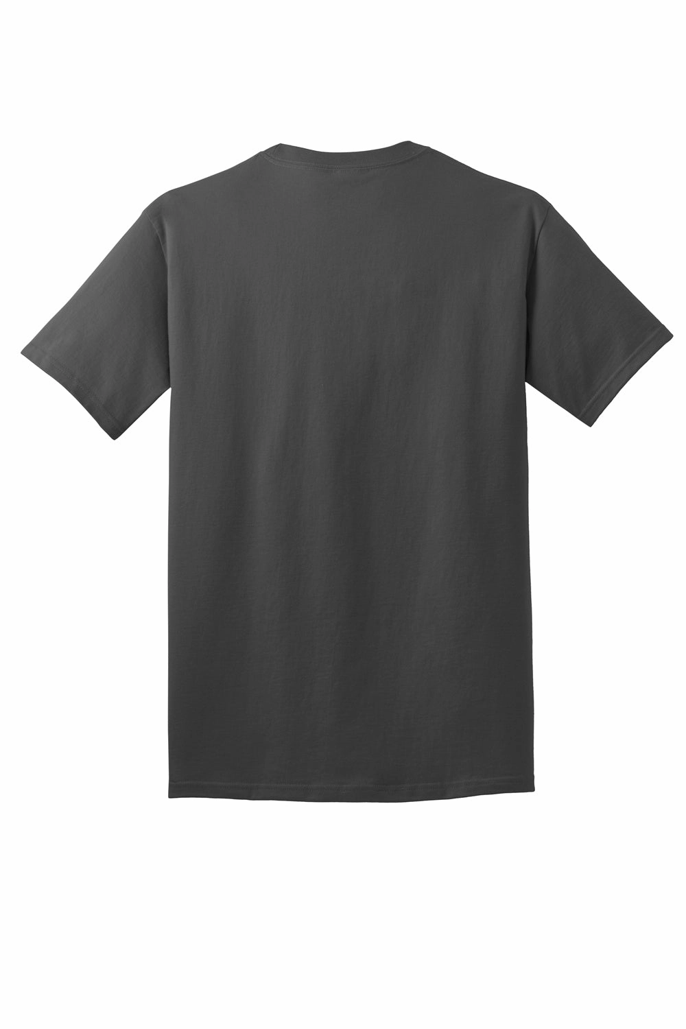Port & Company Mens Core Cotton DTG Short Sleeve Crewneck T-Shirt - Charcoal Grey
