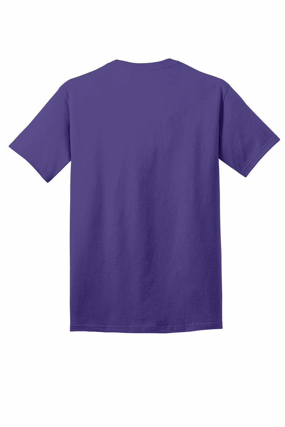 Port & Company Mens Core Cotton DTG Short Sleeve Crewneck T-Shirt - Purple