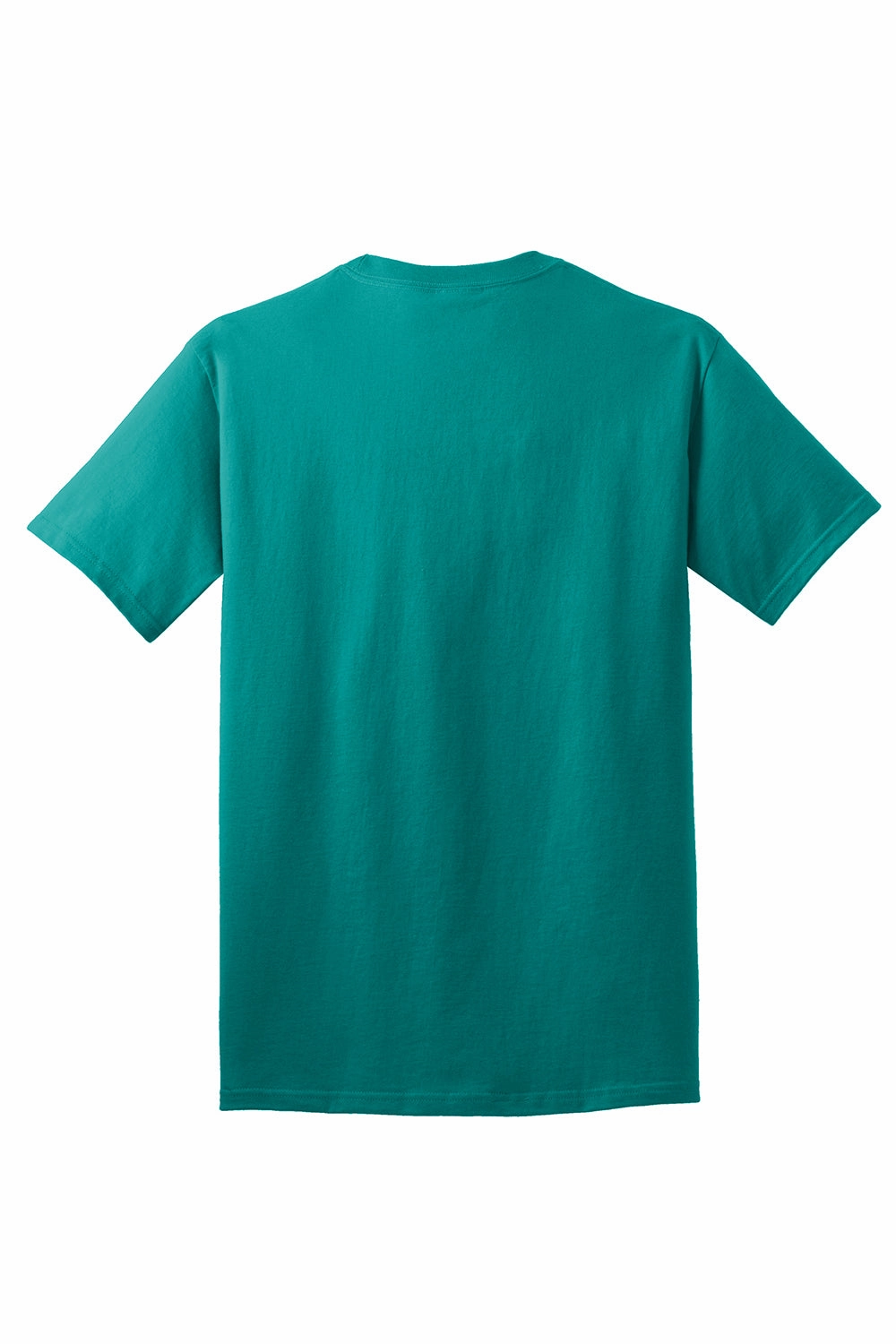 Port & Company Mens Core Short Sleeve Crewneck T-Shirt - Bright Aqua Blue