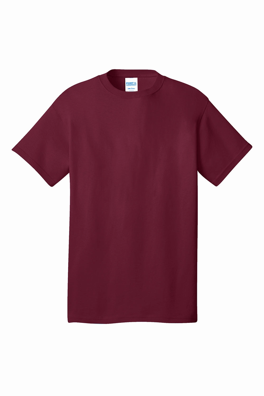 Port & Company Mens Core Short Sleeve Crewneck T-Shirt - Cardinal Red