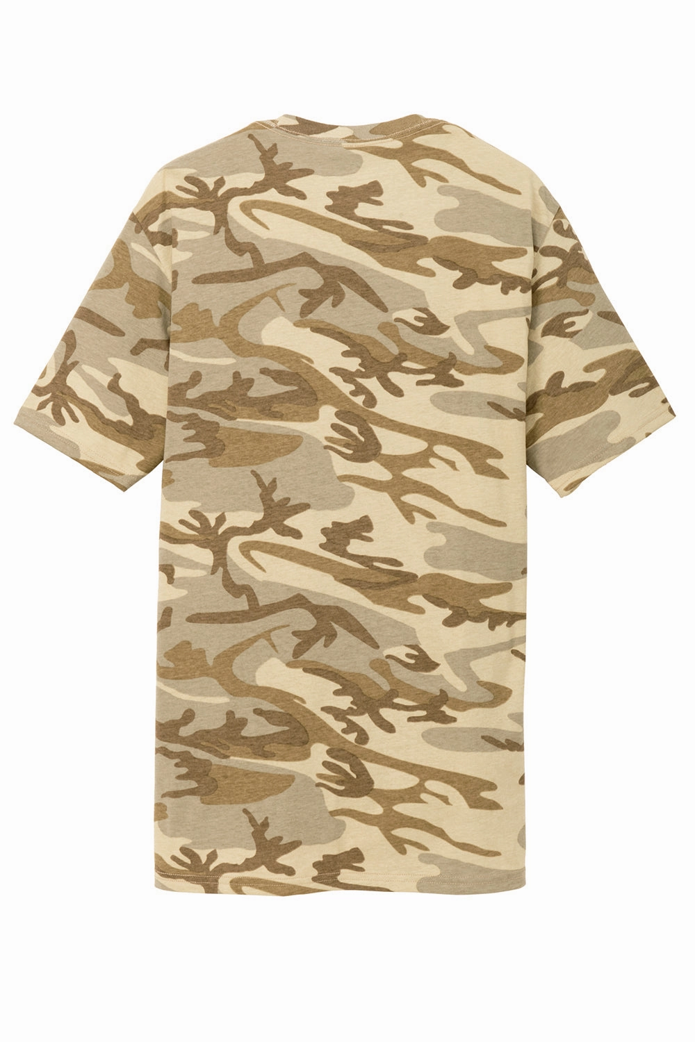 Port & Company Mens Core Short Sleeve Crewneck T-Shirt - Desert Camo