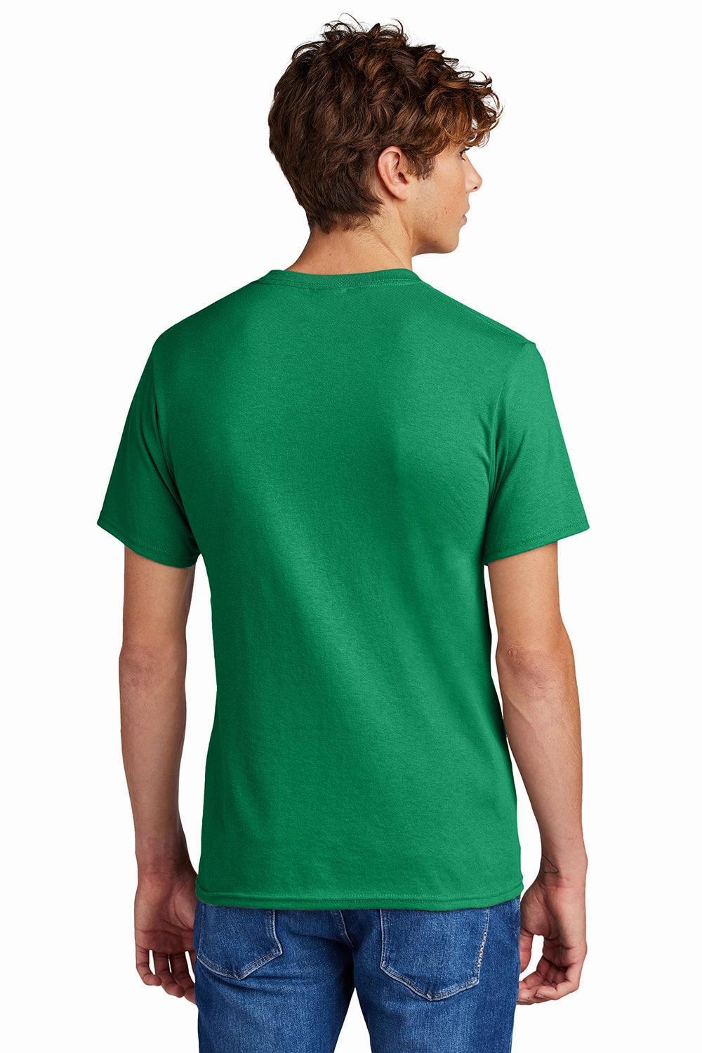 Port & Company Mens Core Short Sleeve Crewneck T-Shirt - Kelly Green
