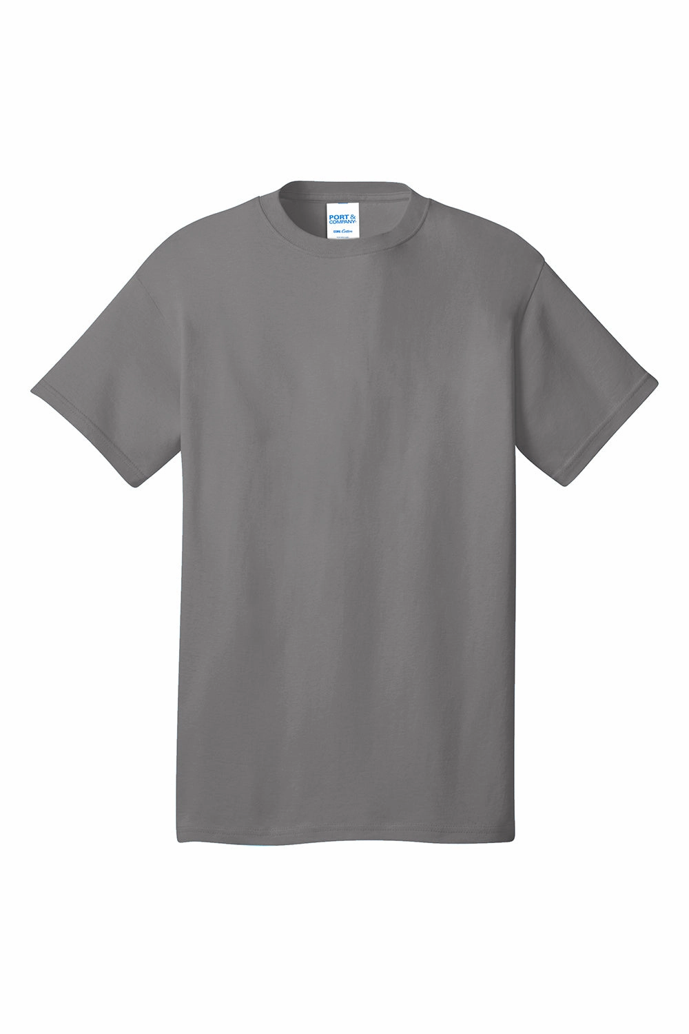 Port & Company Mens Core Short Sleeve Crewneck T-Shirt - Medium Grey