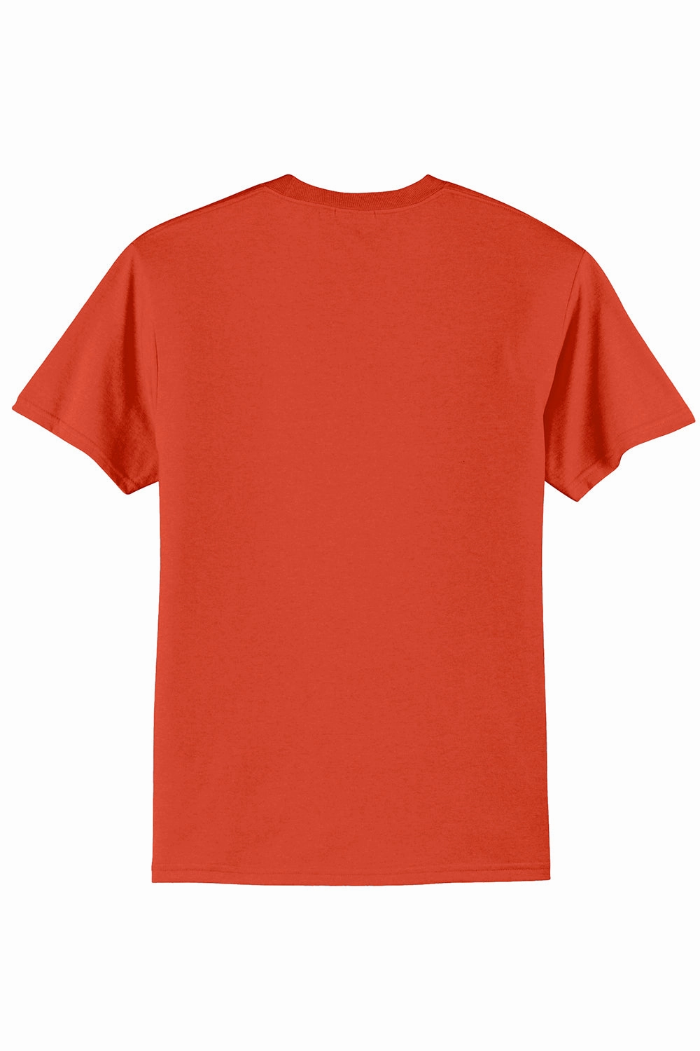 Port & Company Mens Core Short Sleeve Crewneck T-Shirt - Orange
