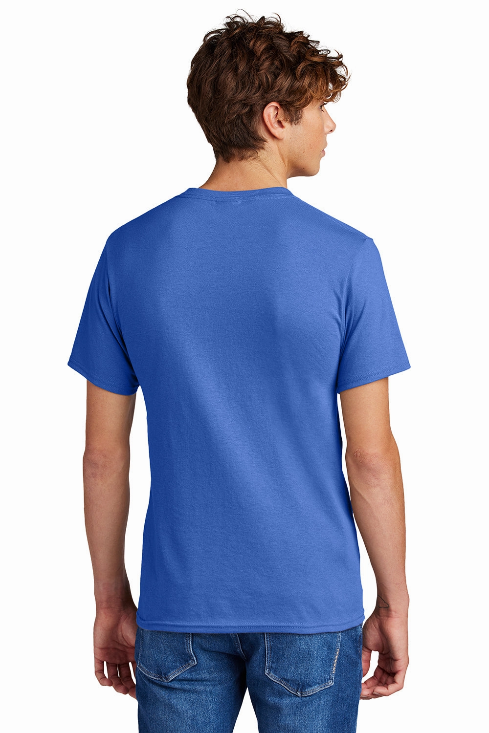 Port & Company Mens Core Short Sleeve Crewneck T-Shirt - Royal Blue