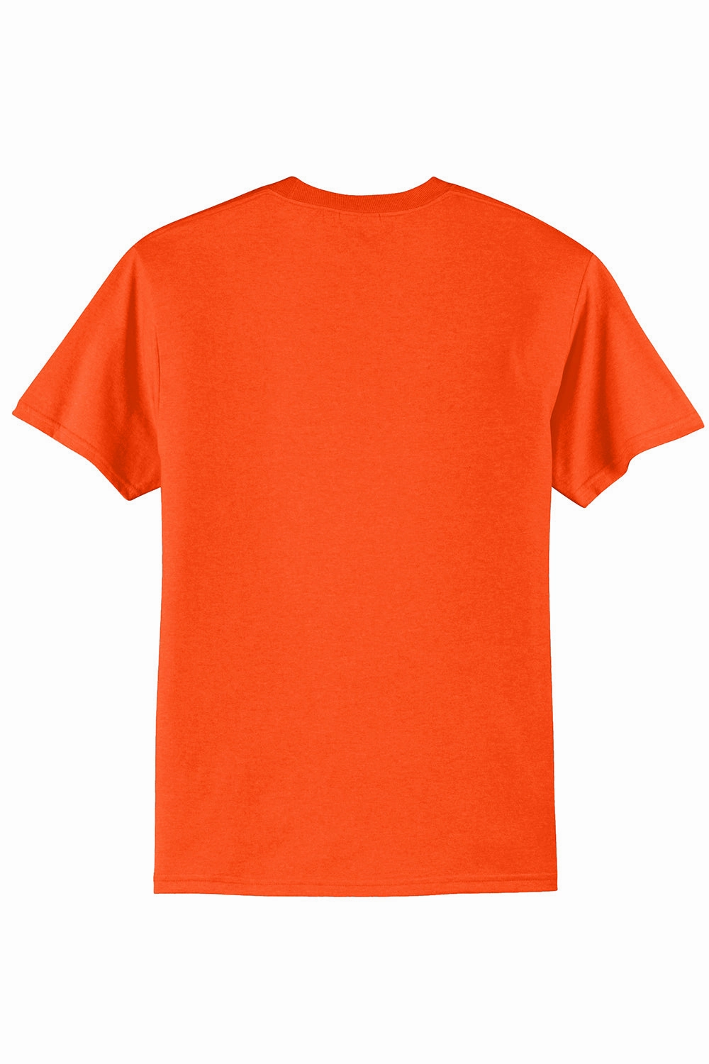 Port & Company Mens Core Short Sleeve Crewneck T-Shirt - Safety Orange