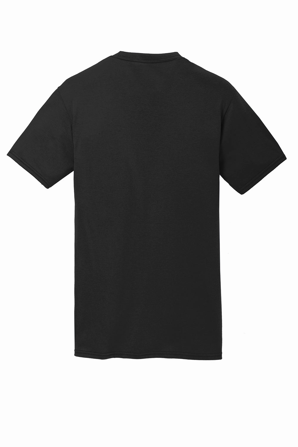 Port & Company Mens Dry Zone Performance Moisture Wicking Short Sleeve Crewneck T-Shirt - Jet Black