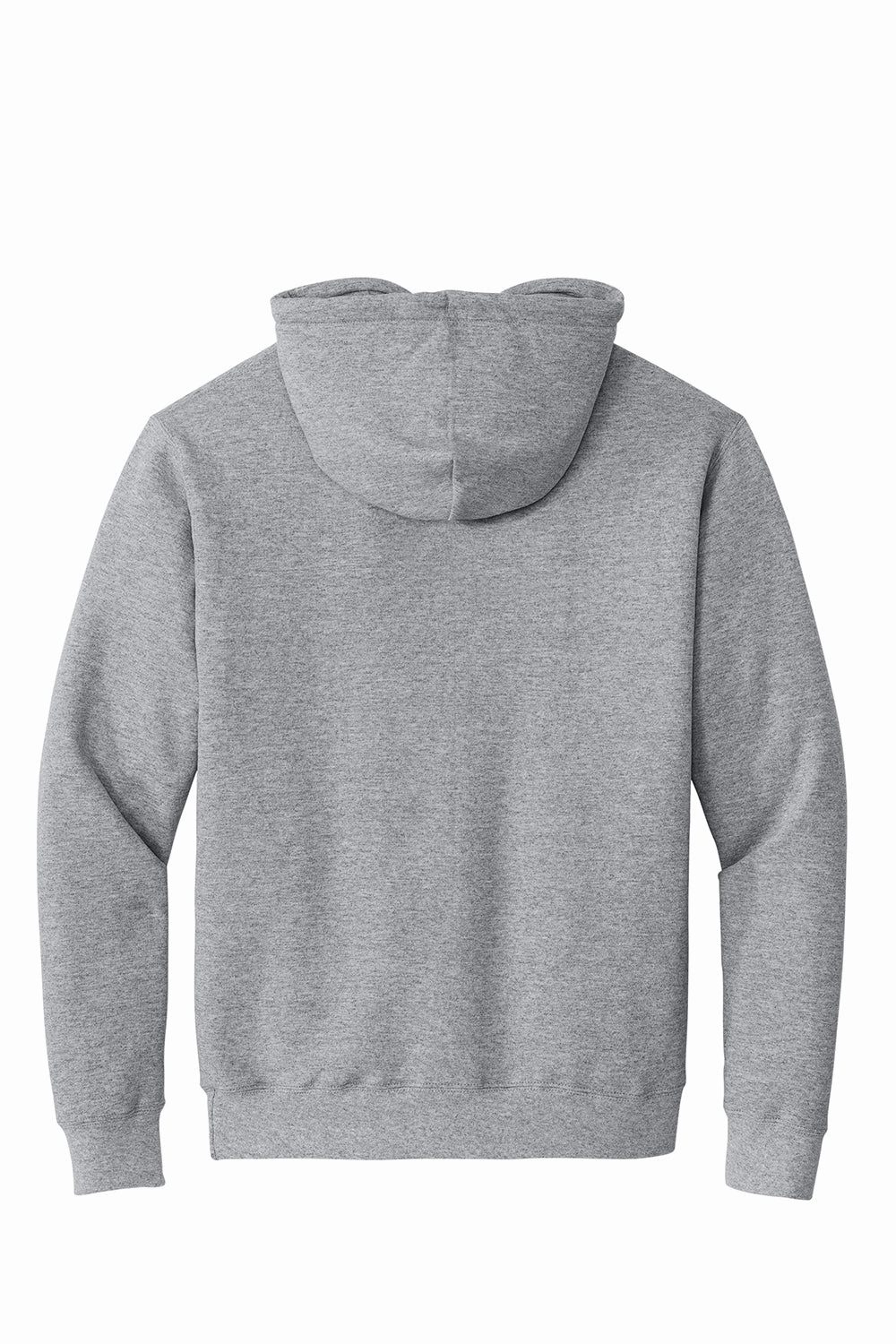 Port & Company Mens Essential Pill Resistant Fleece Hooded Sweatshirt Hoodie w/ Pouch Pocket - Heather Grey