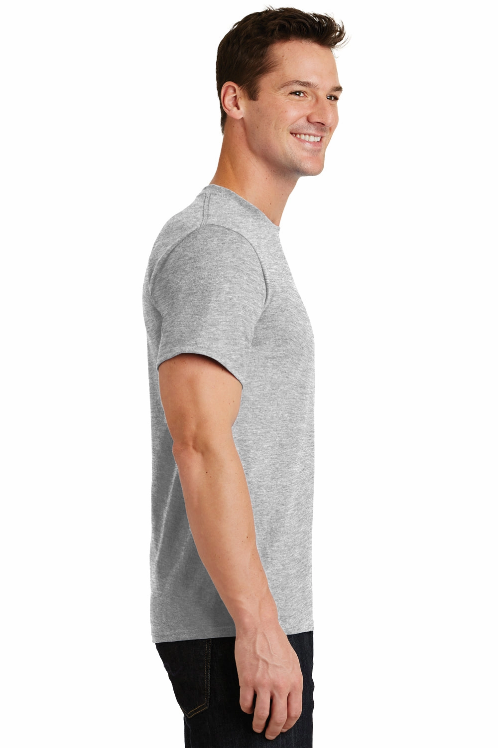 Port & Company Mens Essential Short Sleeve Crewneck T-Shirt - Ash Grey