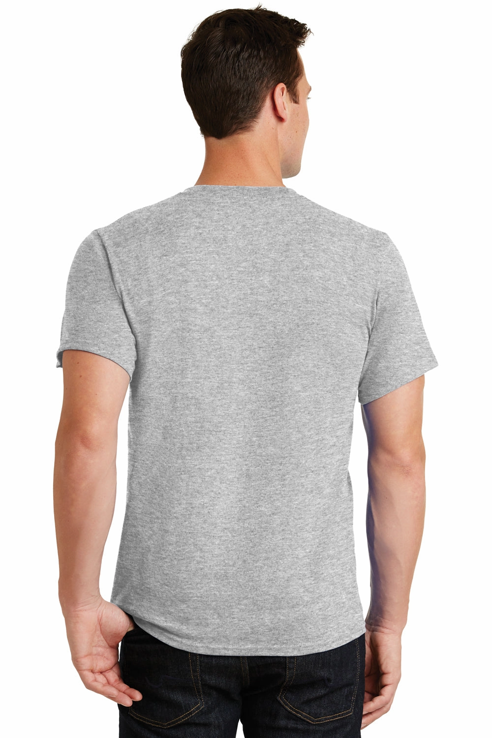 Port & Company Mens Essential Short Sleeve Crewneck T-Shirt - Ash Grey