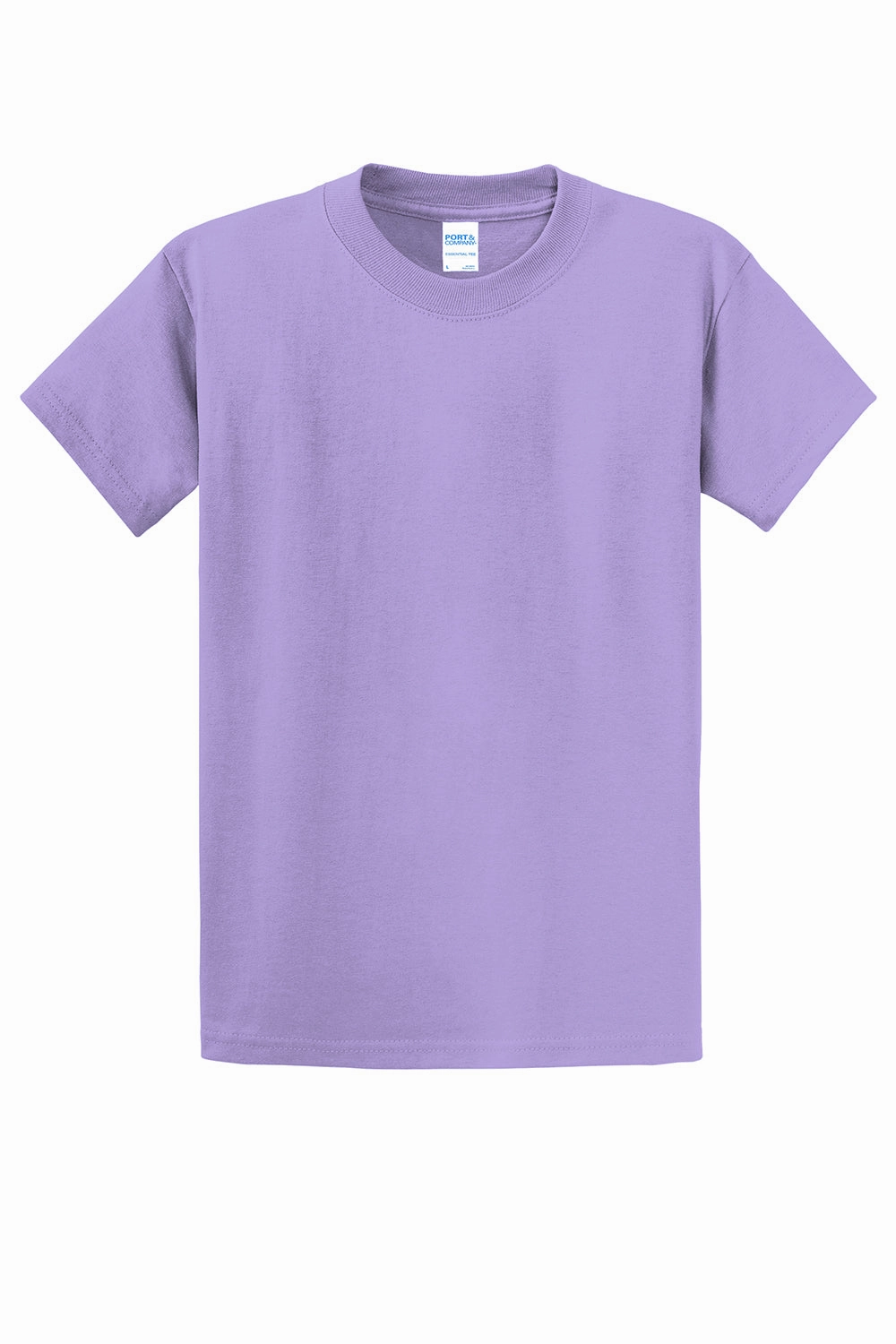 Port & Company Mens Essential Short Sleeve Crewneck T-Shirt - Lavender Purple