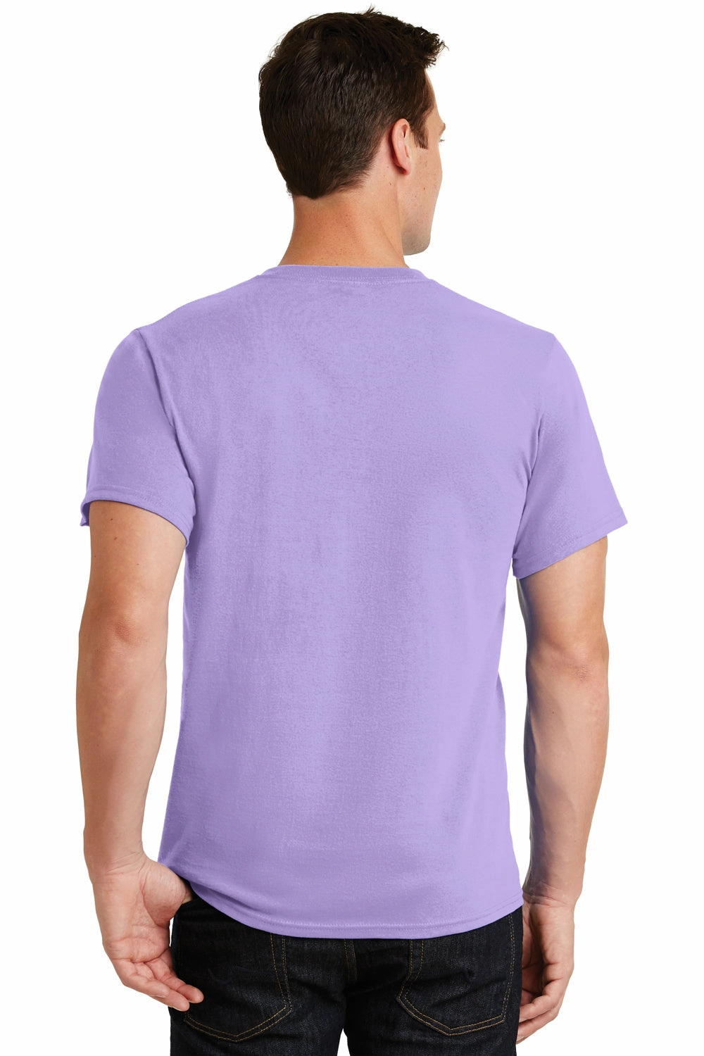 Port & Company Mens Essential Short Sleeve Crewneck T-Shirt - Lavender Purple