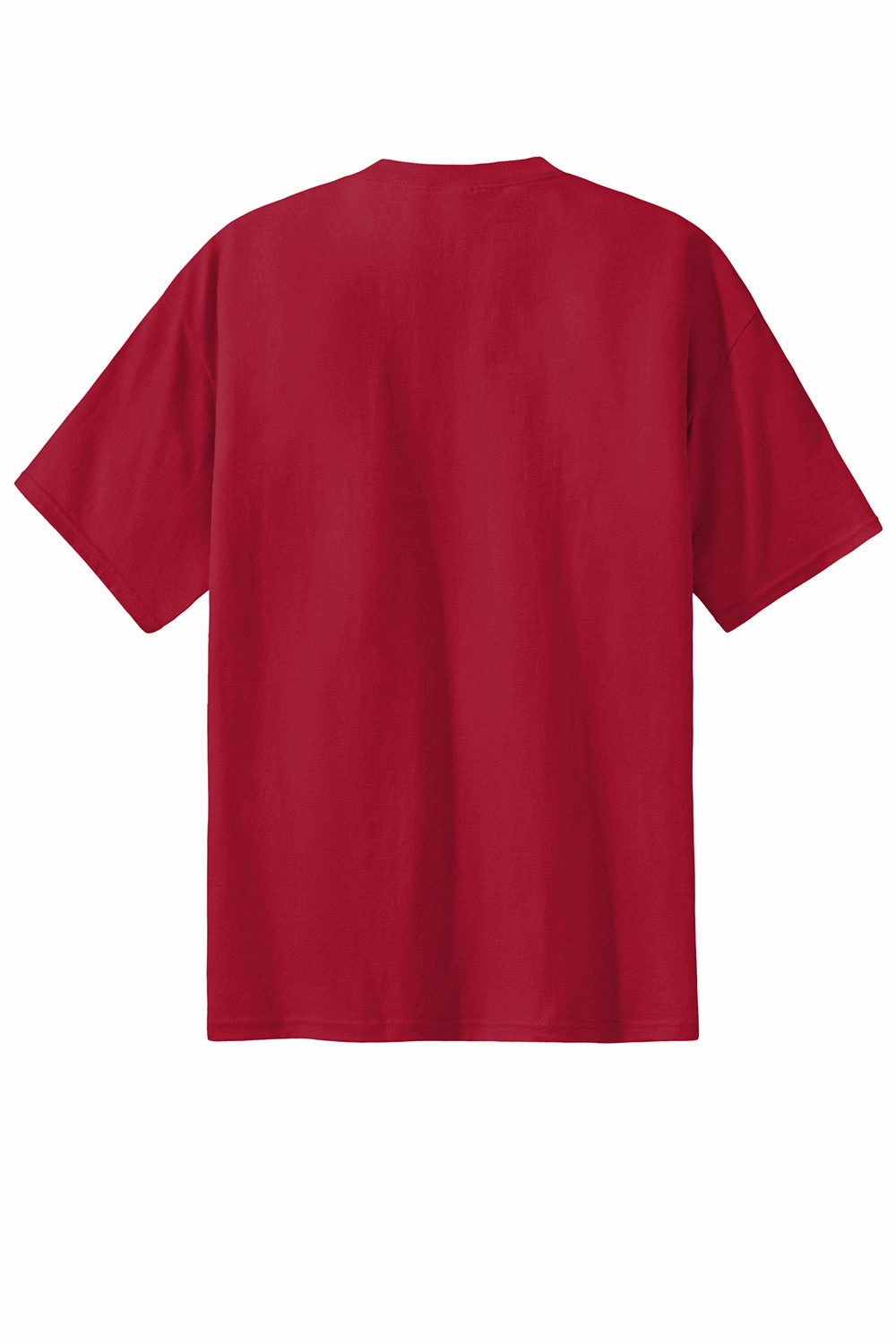 Port & Company Mens Essential Short Sleeve Crewneck T-Shirt - Red