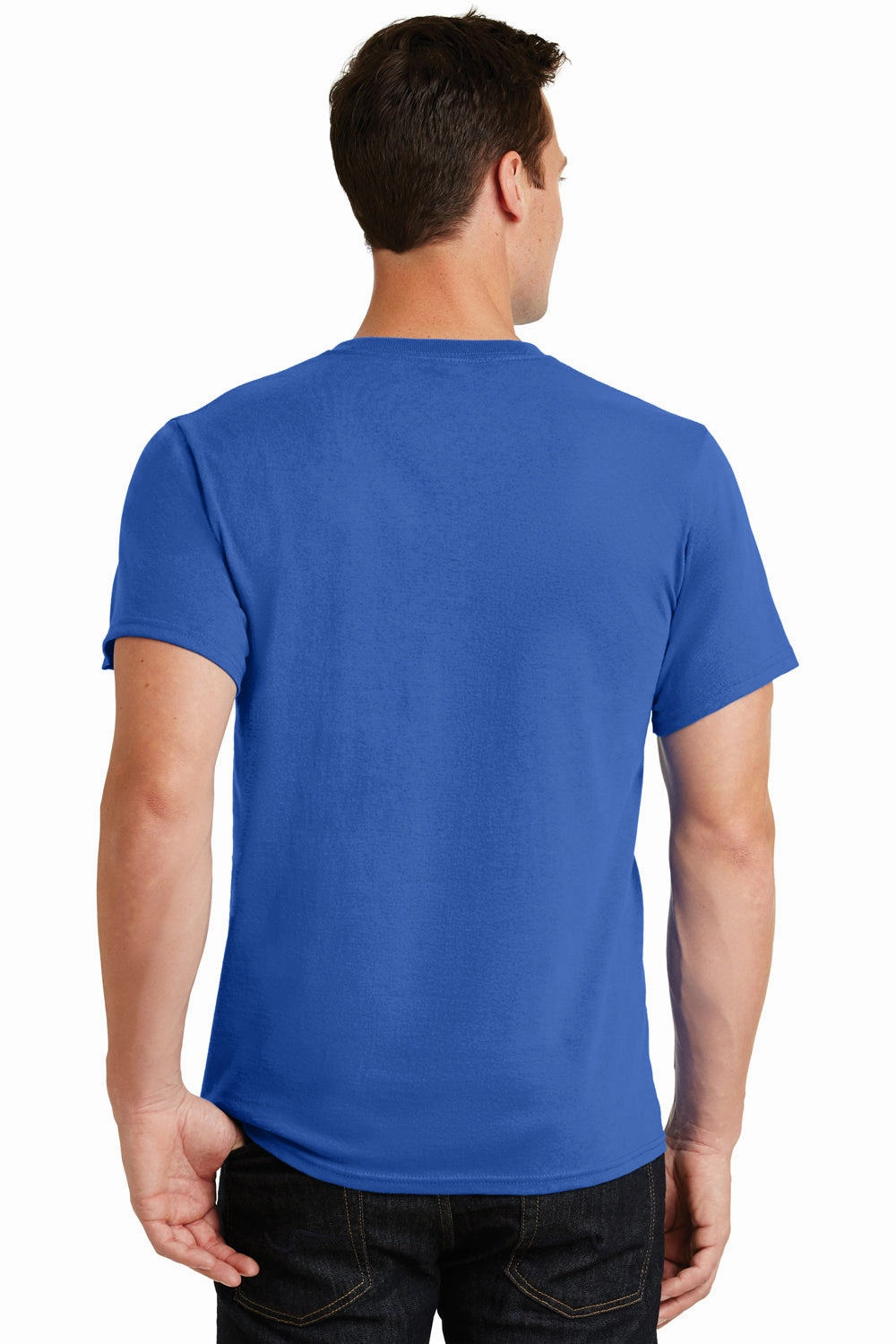 Port & Company Mens Essential Short Sleeve Crewneck T-Shirt - Royal Blue