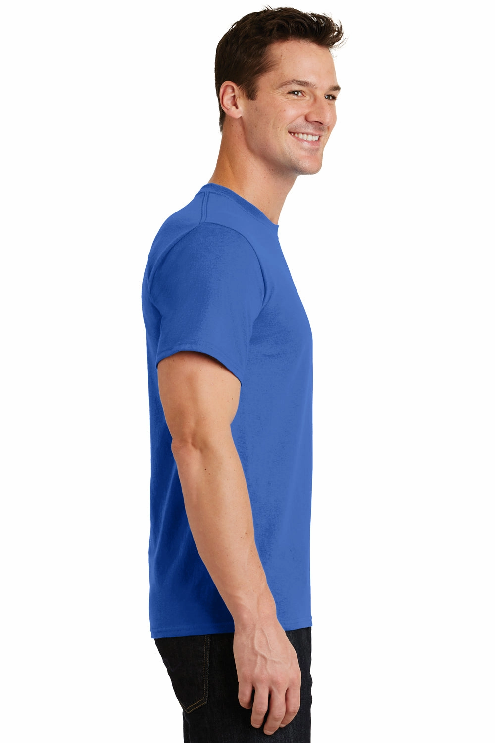 Port & Company Mens Essential Short Sleeve Crewneck T-Shirt - Royal Blue