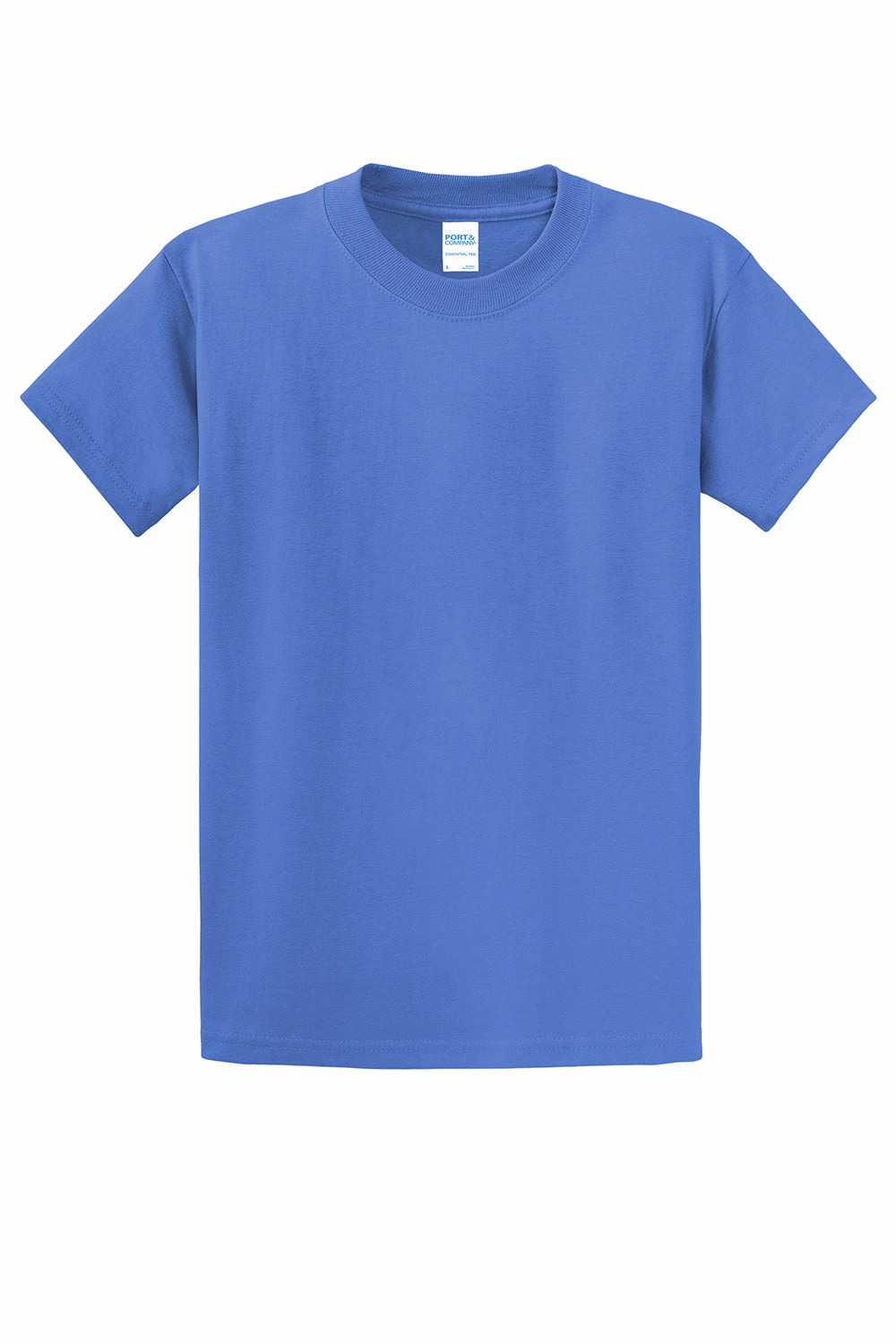 Port & Company Mens Essential Short Sleeve Crewneck T-Shirt - Ultramarine Blue