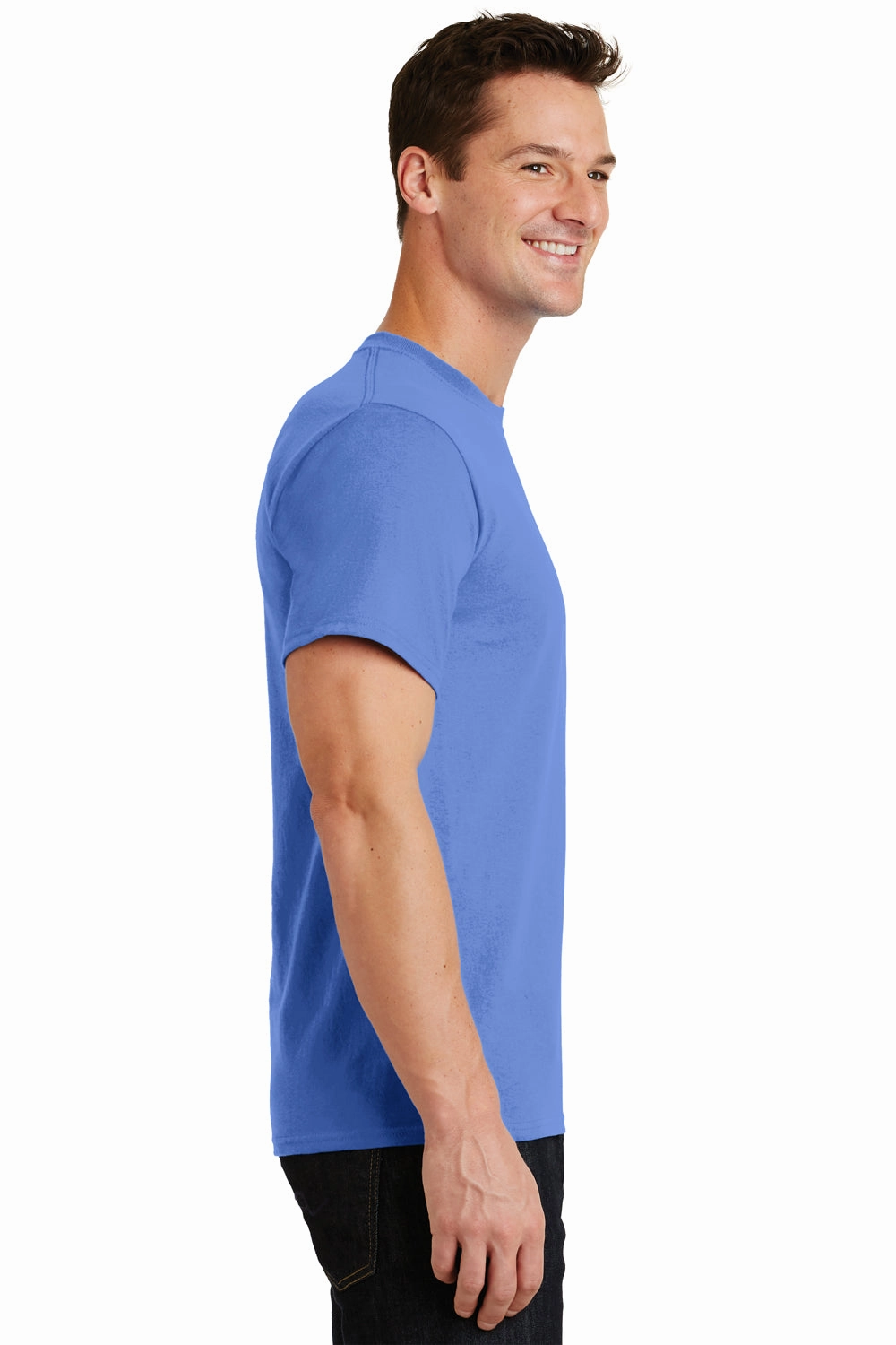 Port & Company Mens Essential Short Sleeve Crewneck T-Shirt - Ultramarine Blue