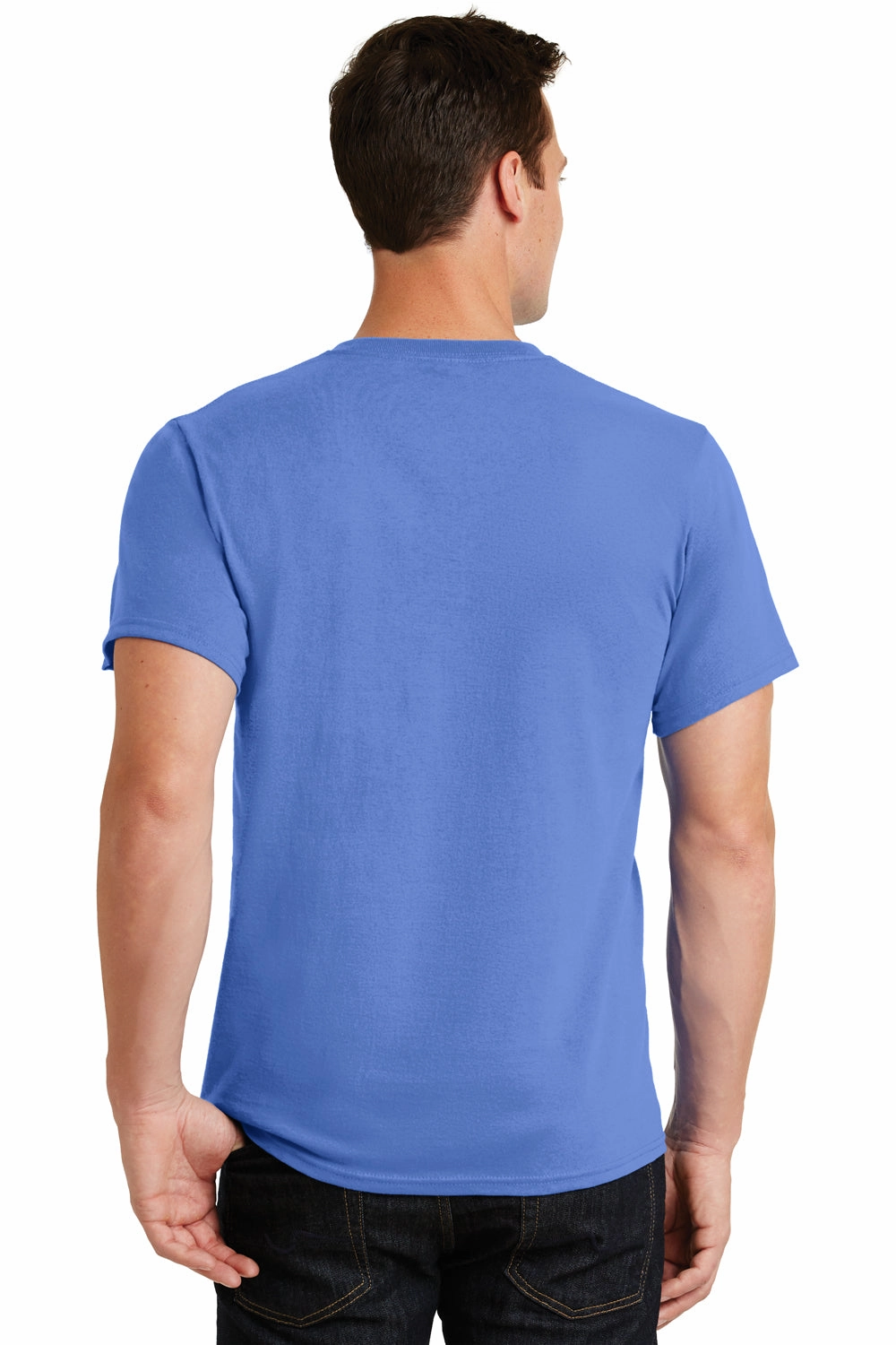 Port & Company Mens Essential Short Sleeve Crewneck T-Shirt - Ultramarine Blue