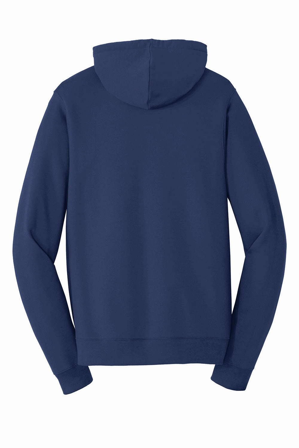 Port & Company Mens Fan Favorite Fleece Full Zip Hooded Sweatshirt Hoodie w/ Pockets - Team Navy Blue