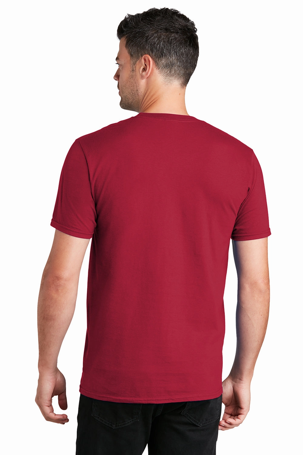 Port & Company Mens Fan Favorite Short Sleeve Crewneck T-Shirt - Cardinal Red