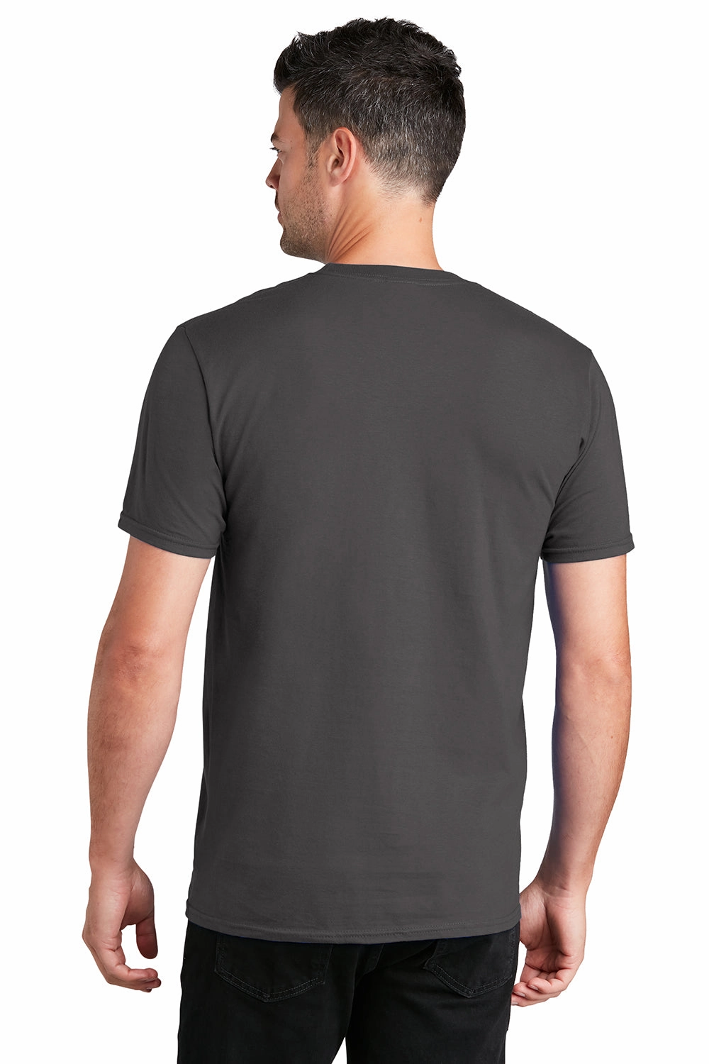 Port & Company Mens Fan Favorite Short Sleeve Crewneck T-Shirt - Charcoal Grey