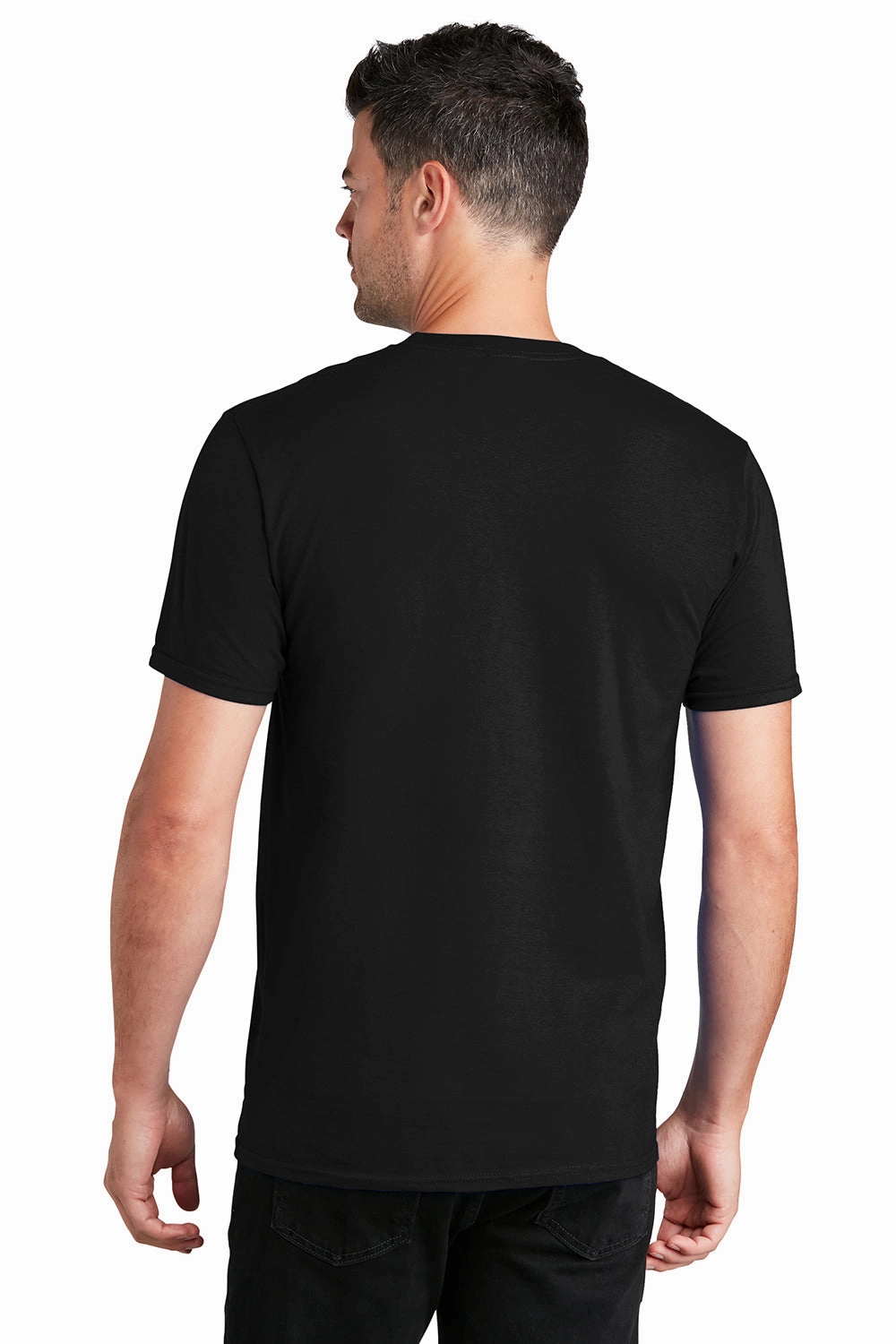 Port & Company Mens Fan Favorite Short Sleeve Crewneck T-Shirt - Jet Black