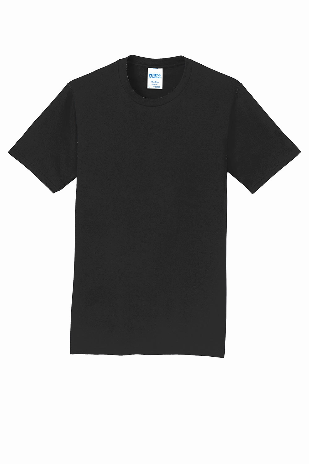 Port & Company Mens Fan Favorite Short Sleeve Crewneck T-Shirt - Jet Black